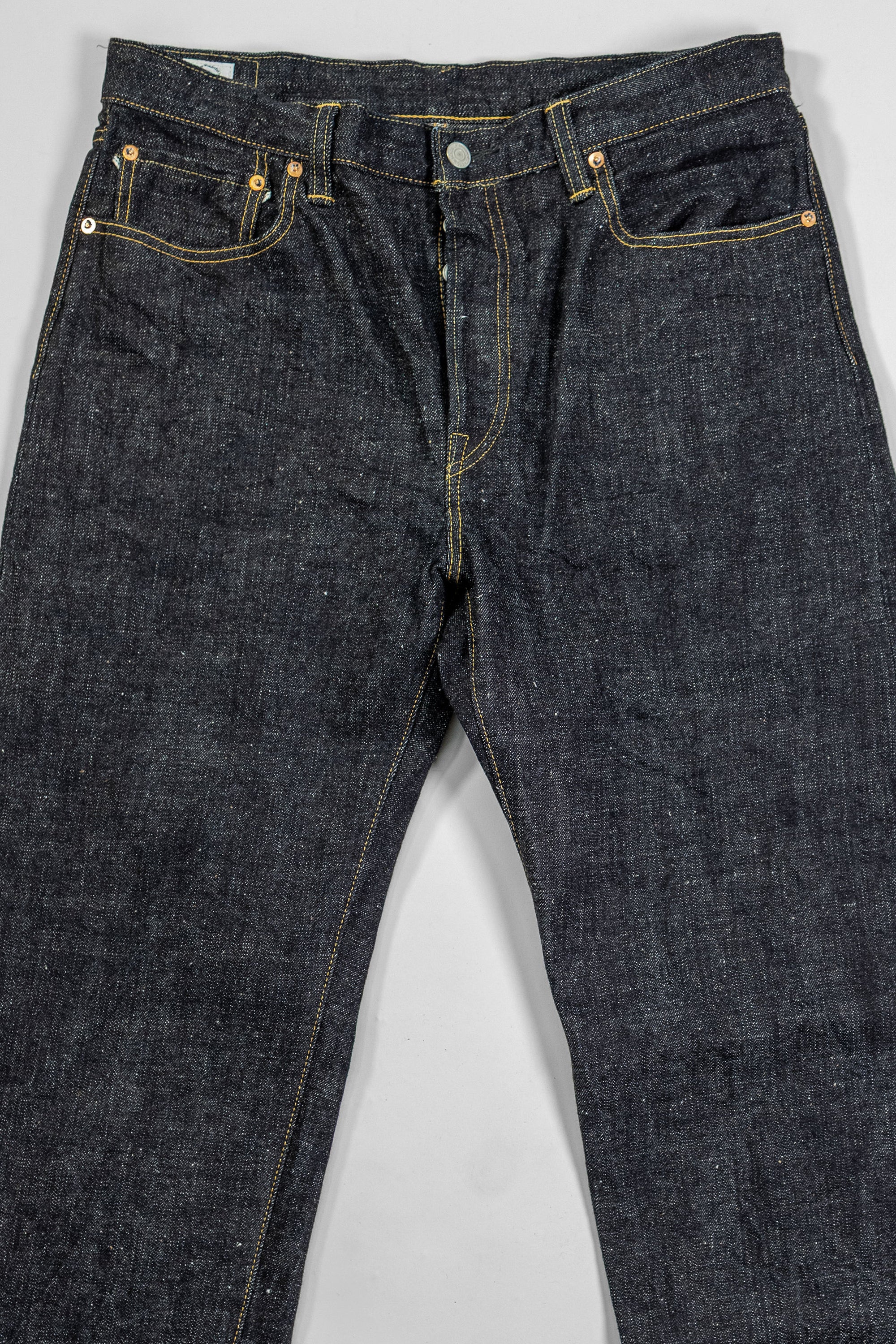 Omoto Denim 0611 15.5oz Nep Denim Relaxed Fit - Indigo One-Washed