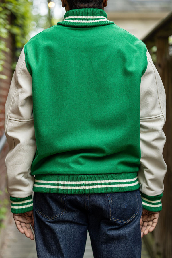 ジャケット・アウター 80s Rawlings wool varsity stadium jacket VTG 80s 90s LEE SPORT DENIM VARSITY JACKET MICHIGAN