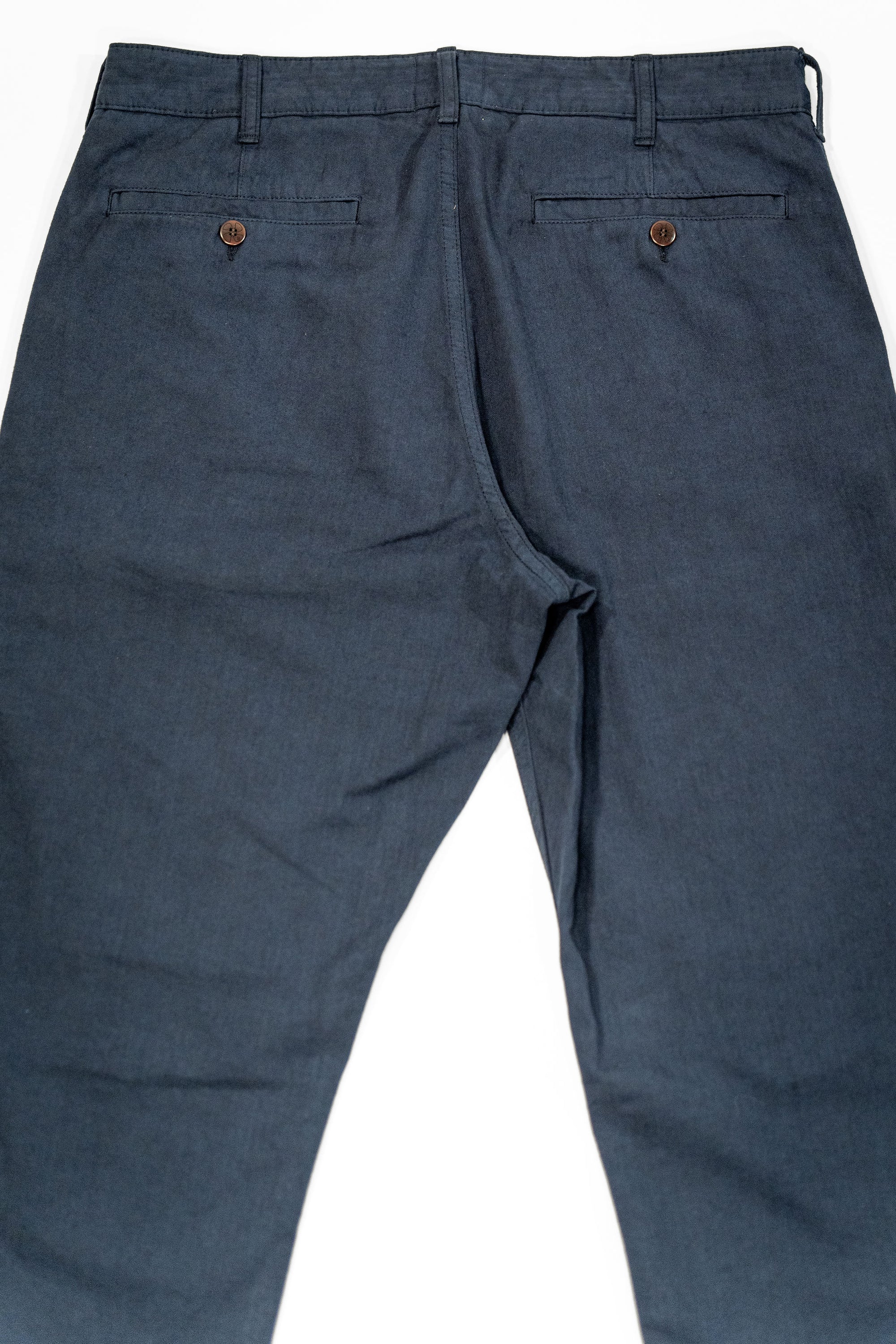 Heimat Textil Journey Pant Jet Pocket - Herringbone Ink