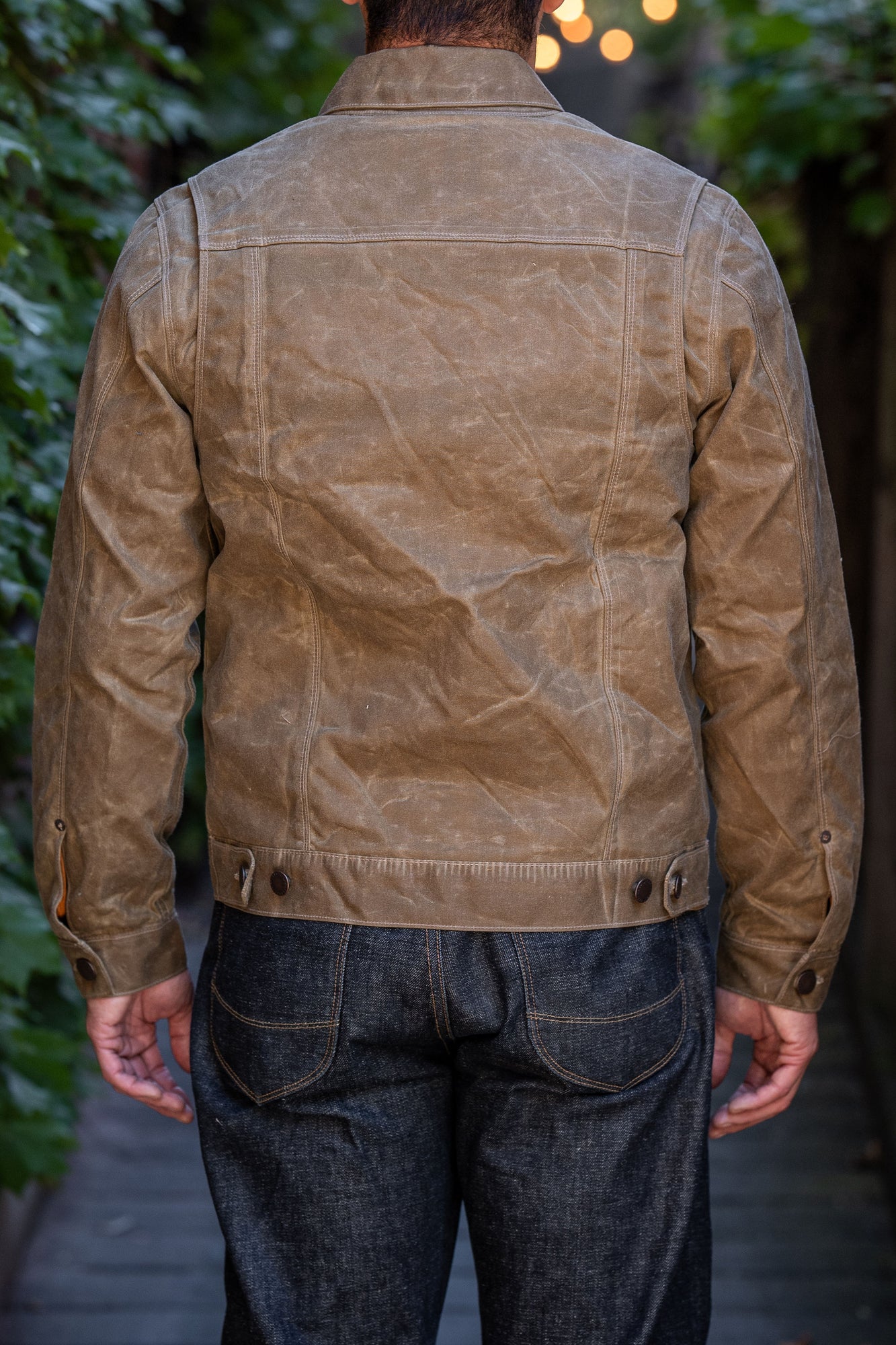 Freenote Cloth Riders Jacket Waxed Canvas- Tobacco - Franklin & Poe