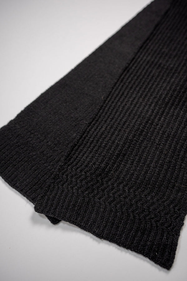 3sixteen Alpaca Rib Scarf - Black - Franklin & Poe