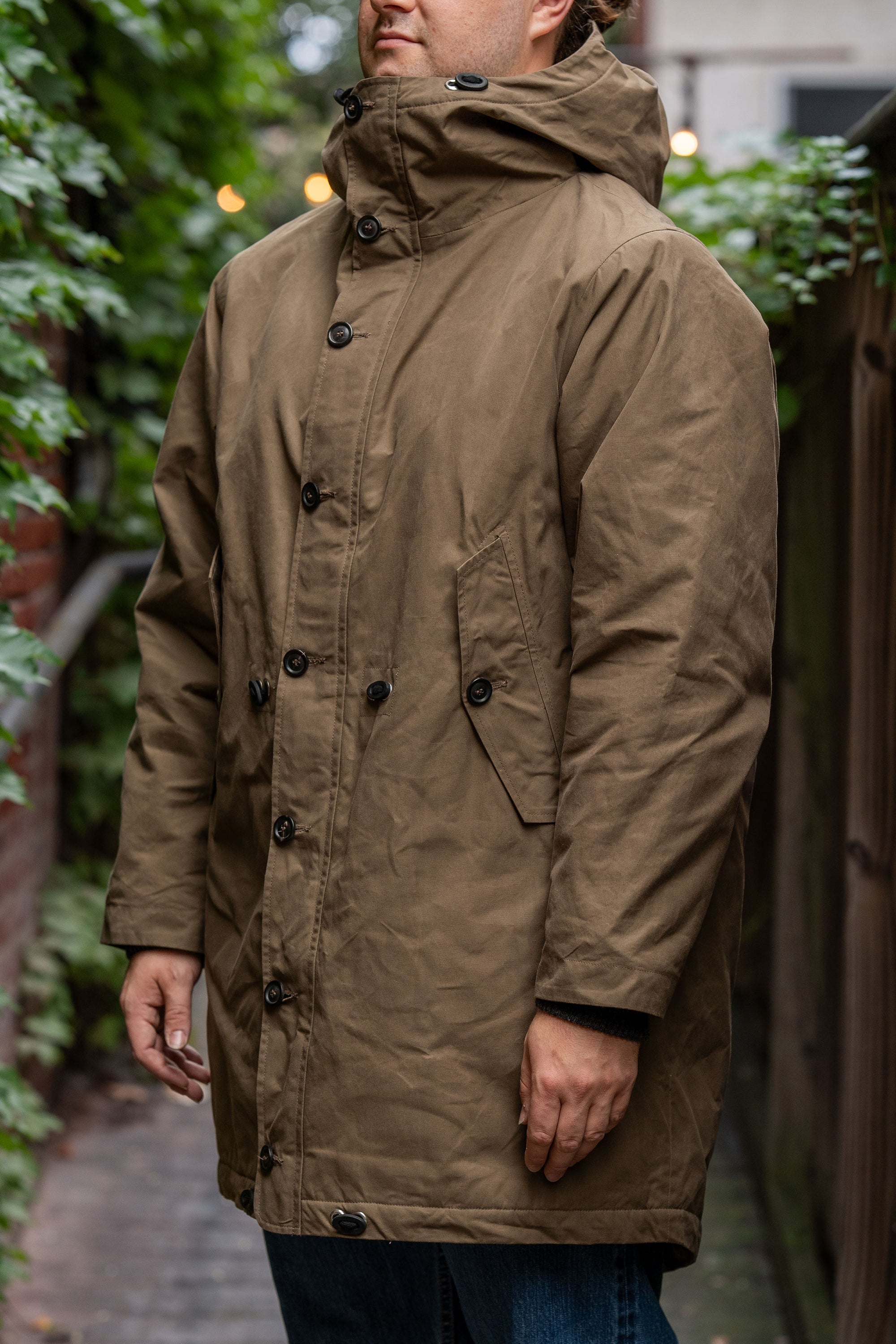 Hansen Garments Rasmus Waxed Parka - Tobacco