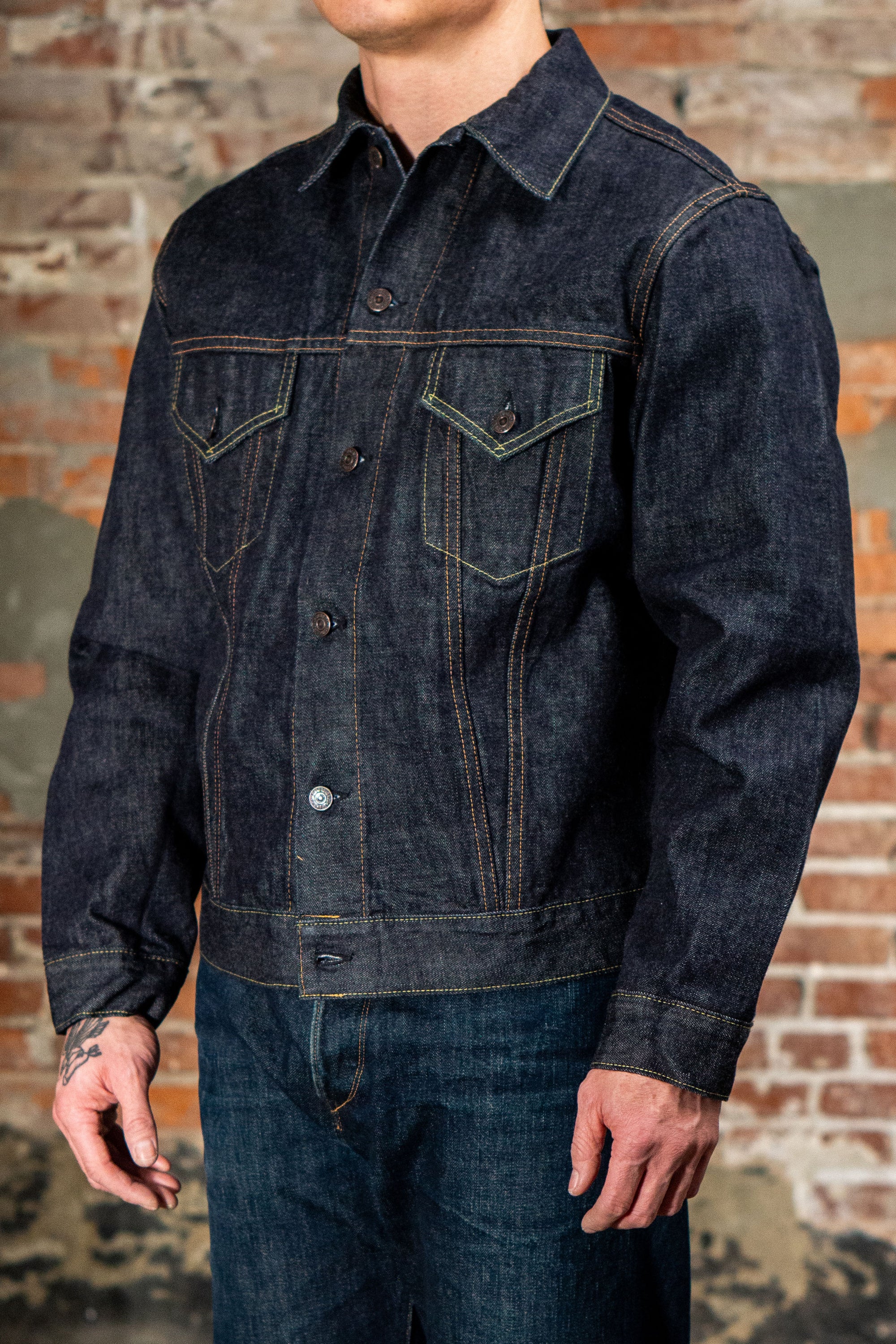 Sugar Cane 1962 14oz Type III Denim Jacket - One Wash