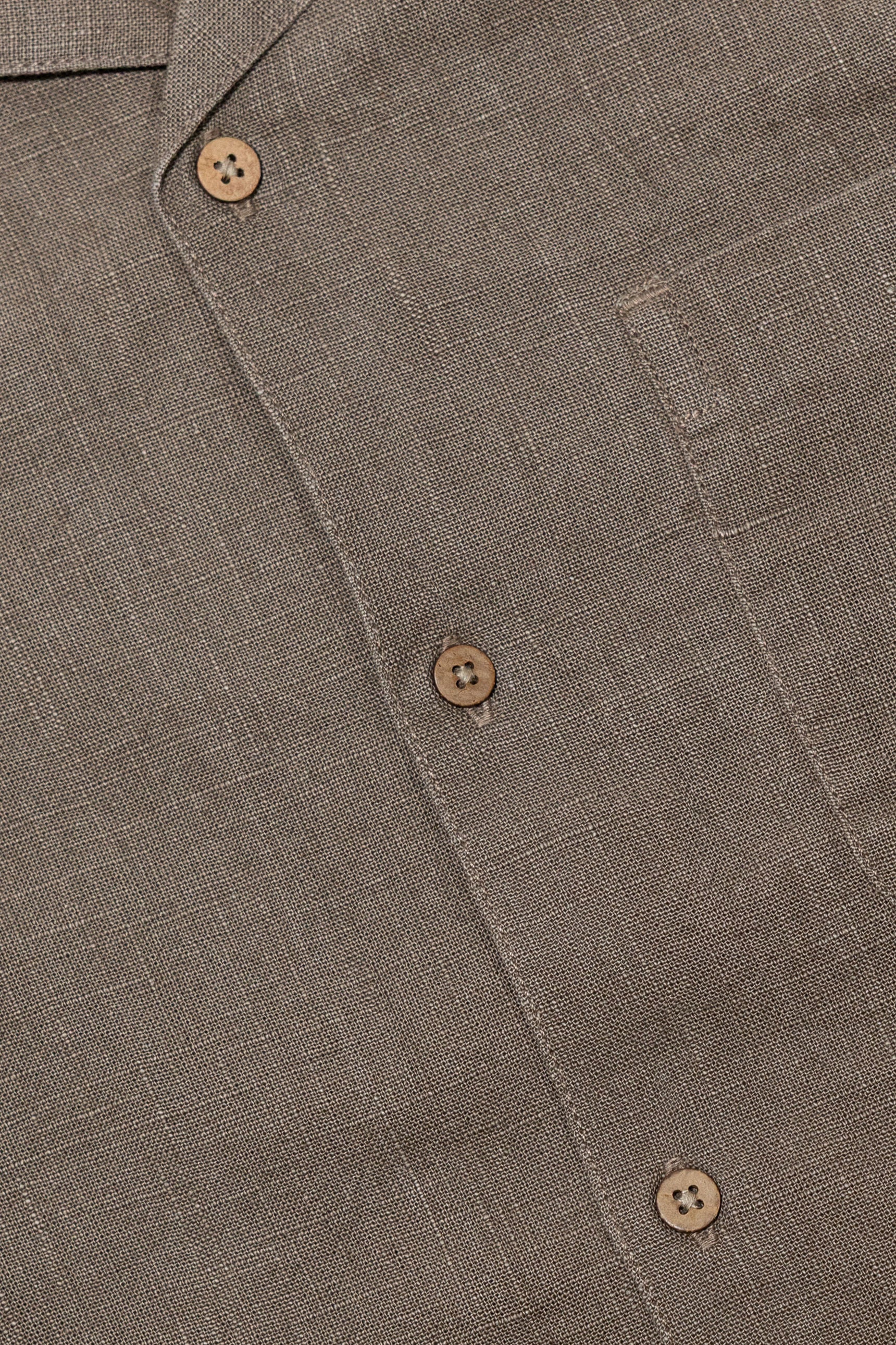 3sixteen Vacation Shirt Linen - Almond