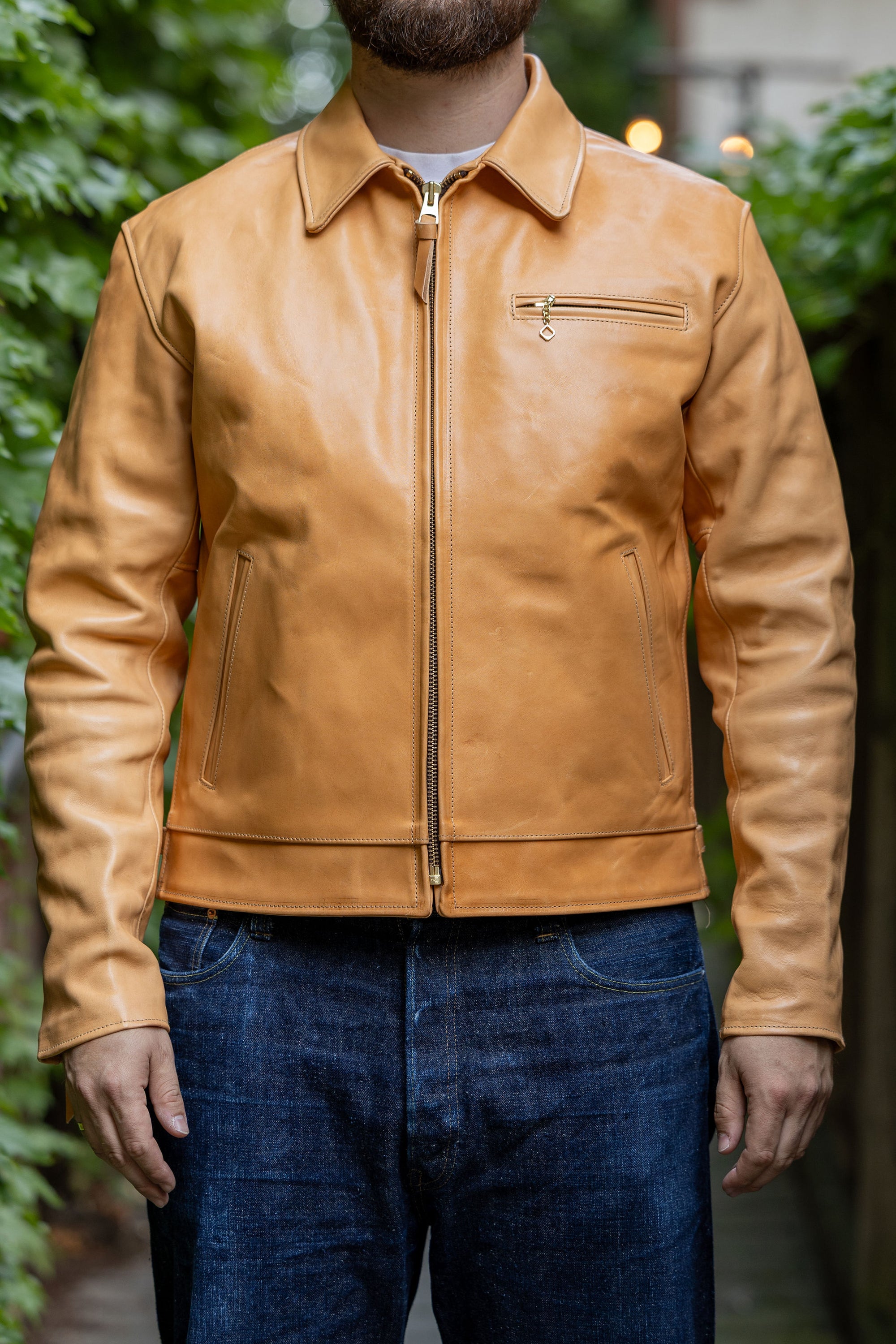 Simmons Bilt x Franklin & Poe Citywide - Natural Horsehide