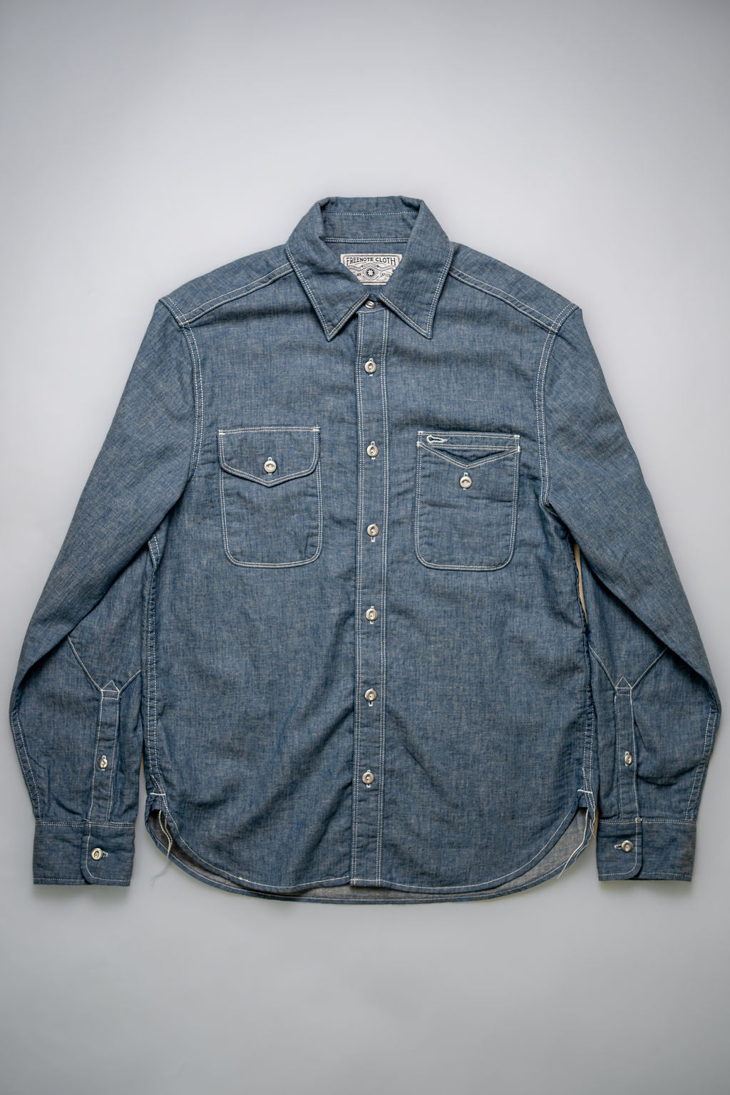 Freenote Cloth Lambert - Herringbone Chambray