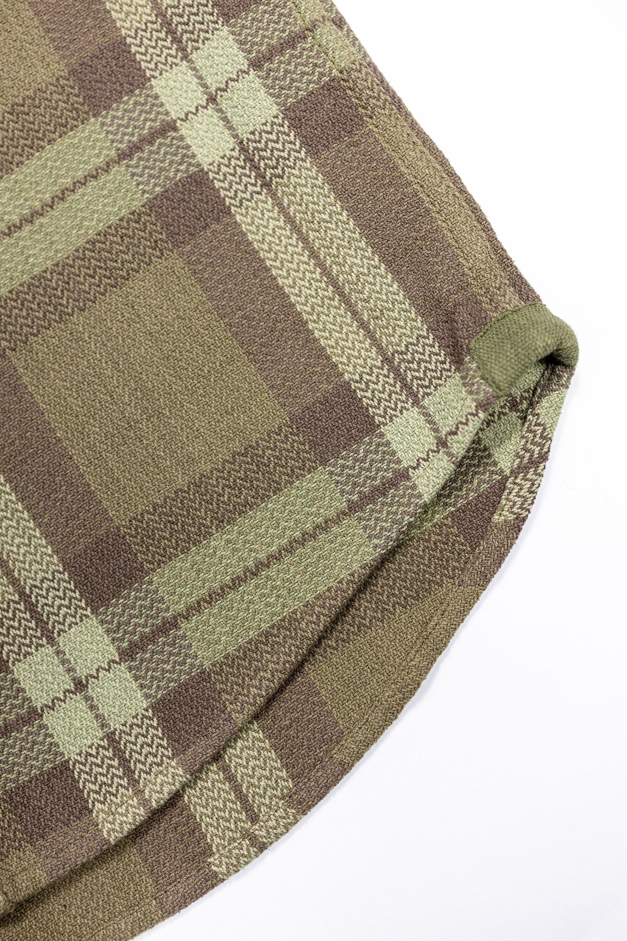 Indi + Ash Ames Workshirt - Forest Shadow Handwoven Plaid