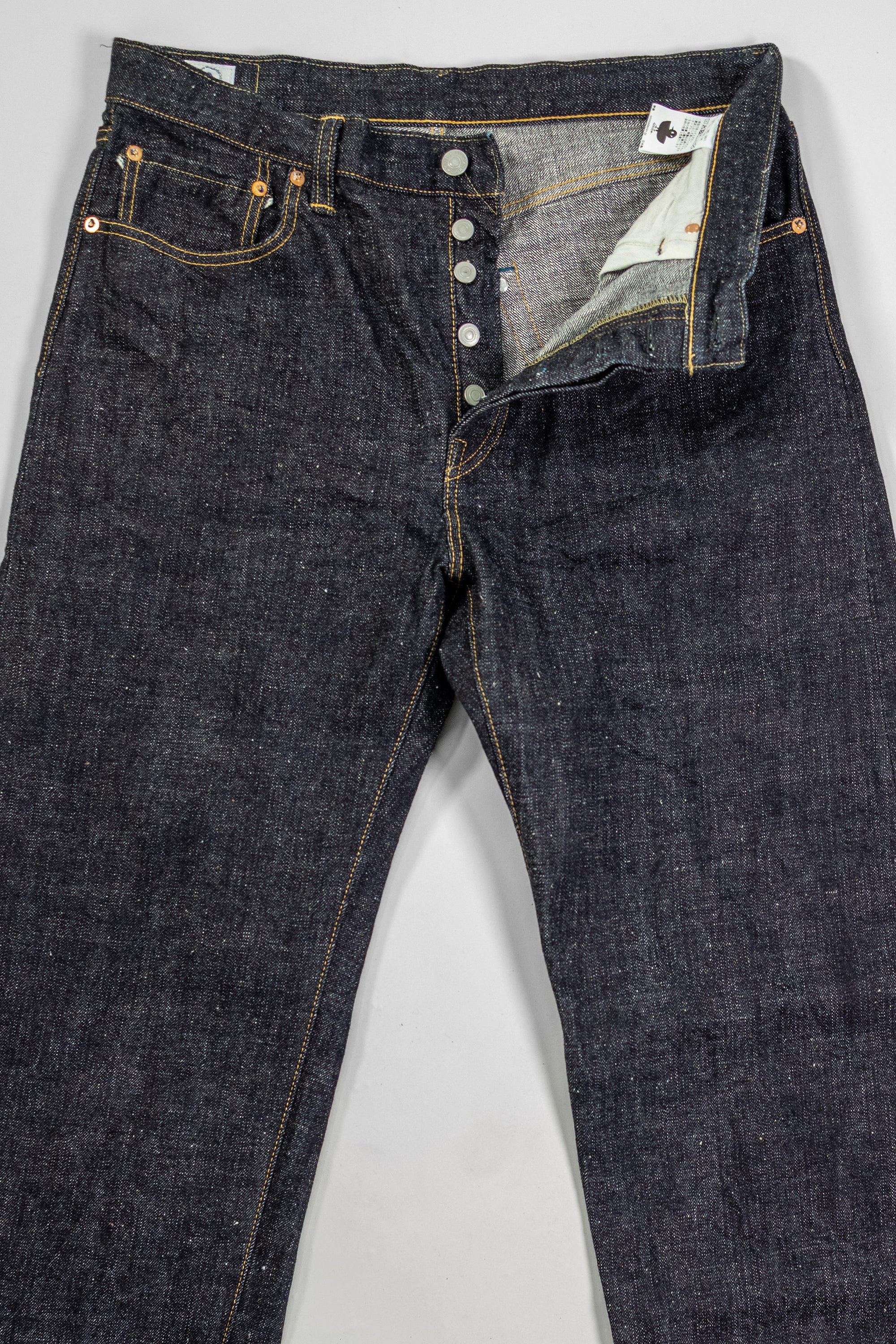 Omoto Denim 0611 15.5oz Nep Denim Relaxed Fit - Indigo One-Washed