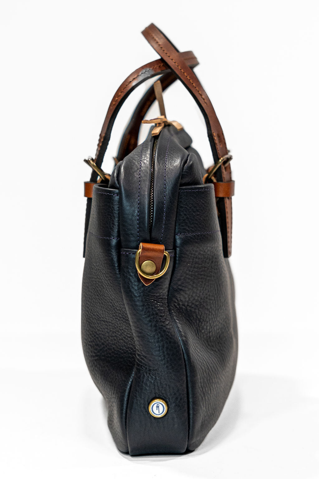 Bleu de Chauffe Folder Business Bag - Navy