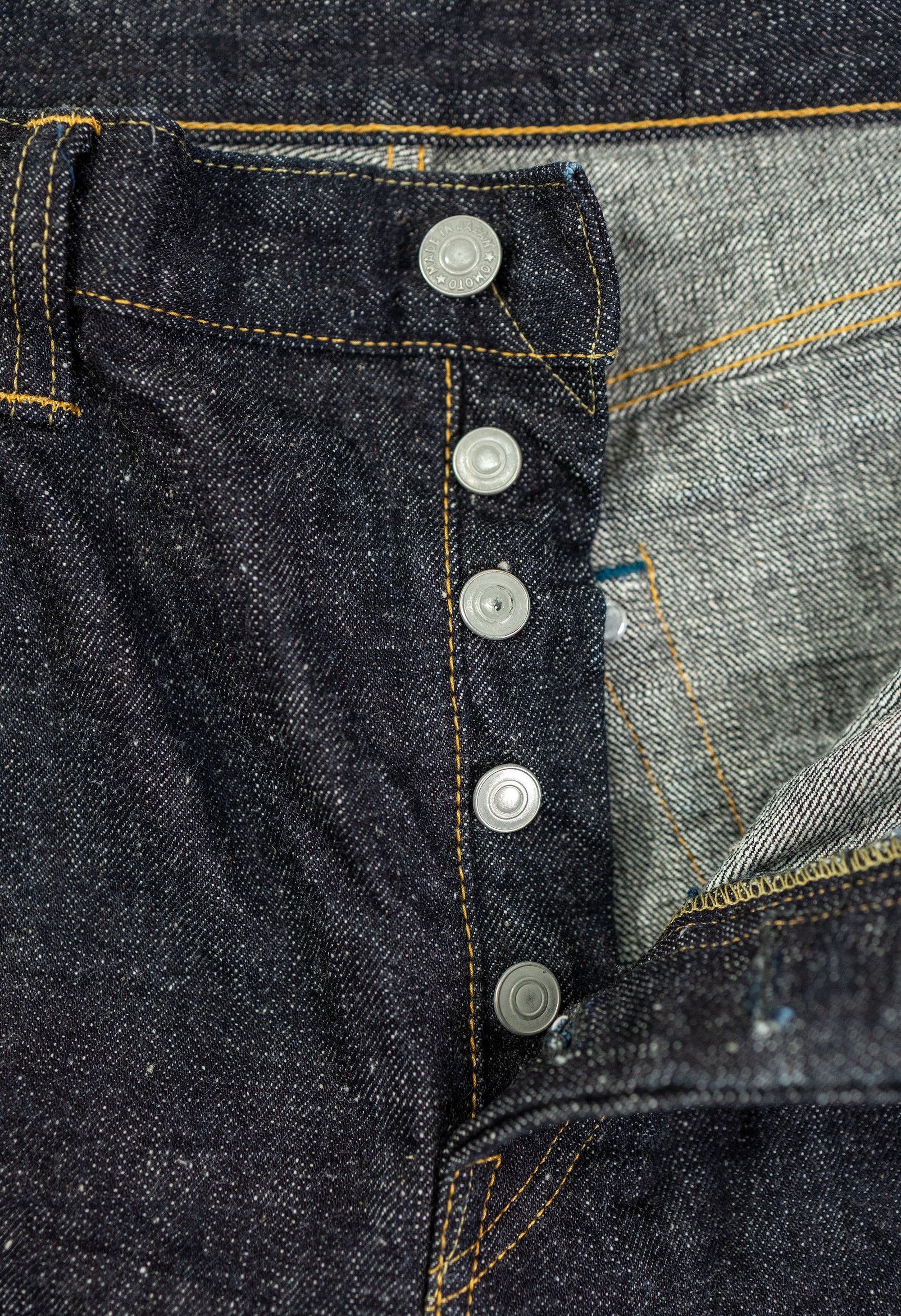 Omoto Denim 0611 15.5oz Nep Denim Relaxed Fit - Indigo One-Washed