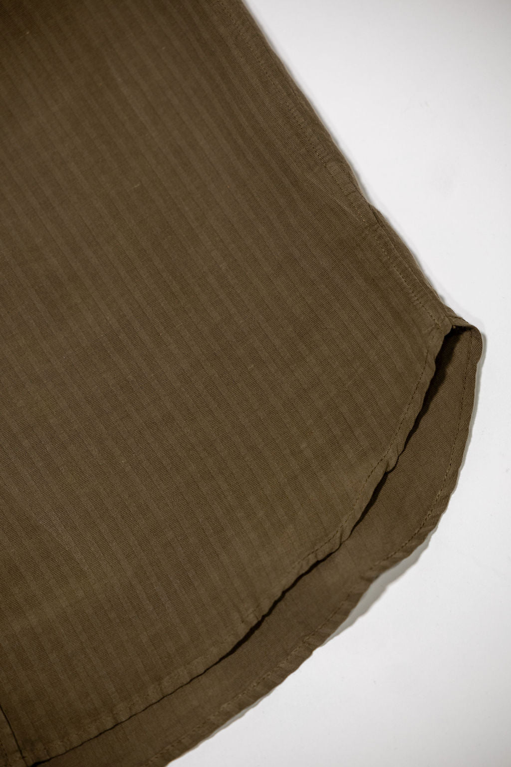 Knickerbocker Jones Cotton & Linen Shirt - Olive