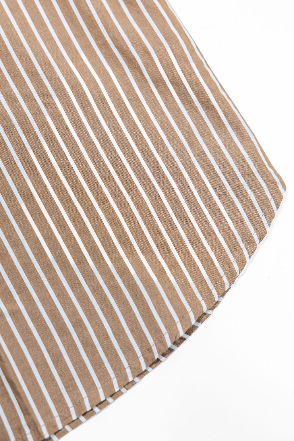 3sixteen Commuter Shirt - Brown Ecru Stripe