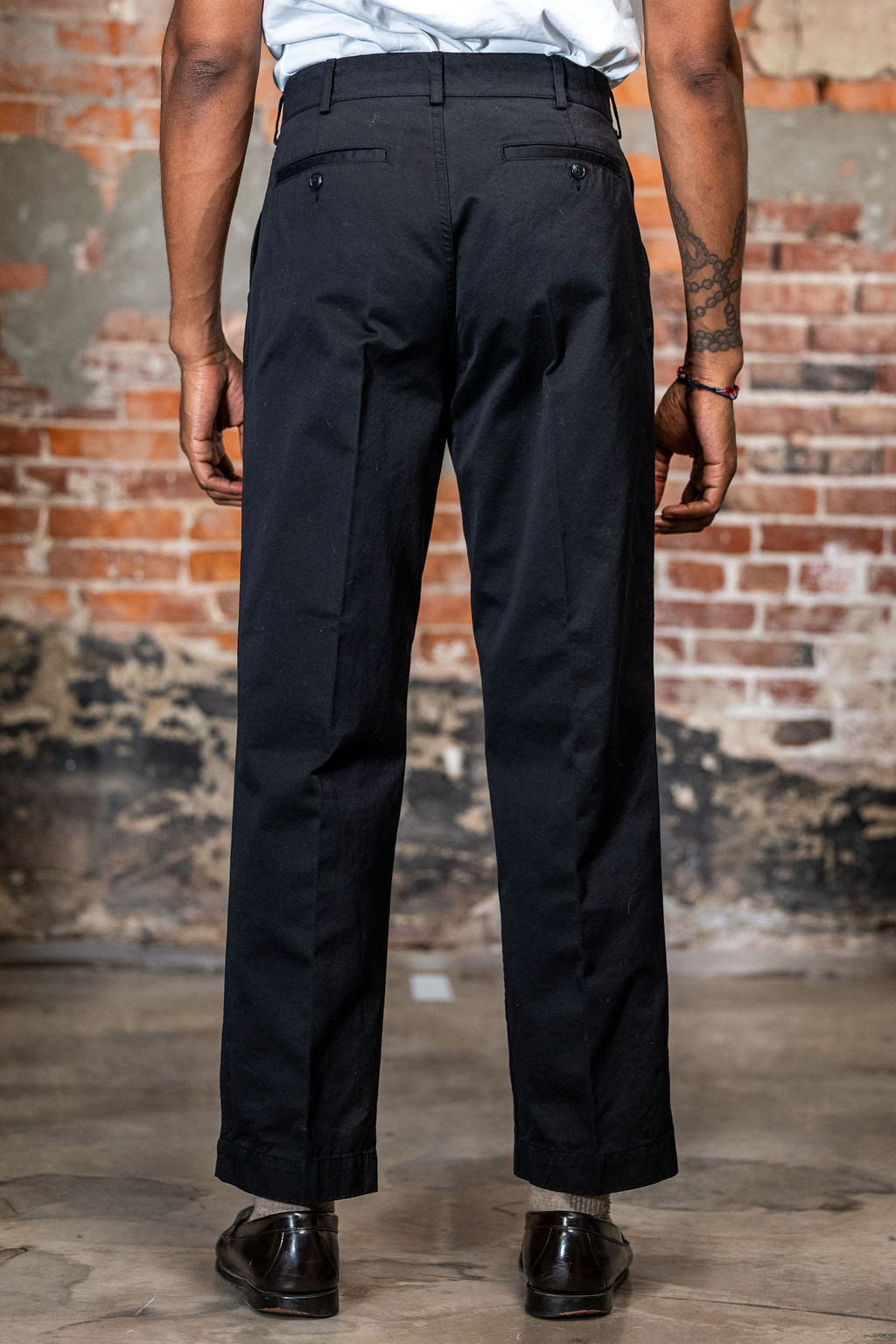 Knickerbocker Pleated TwillForm Pant - Black