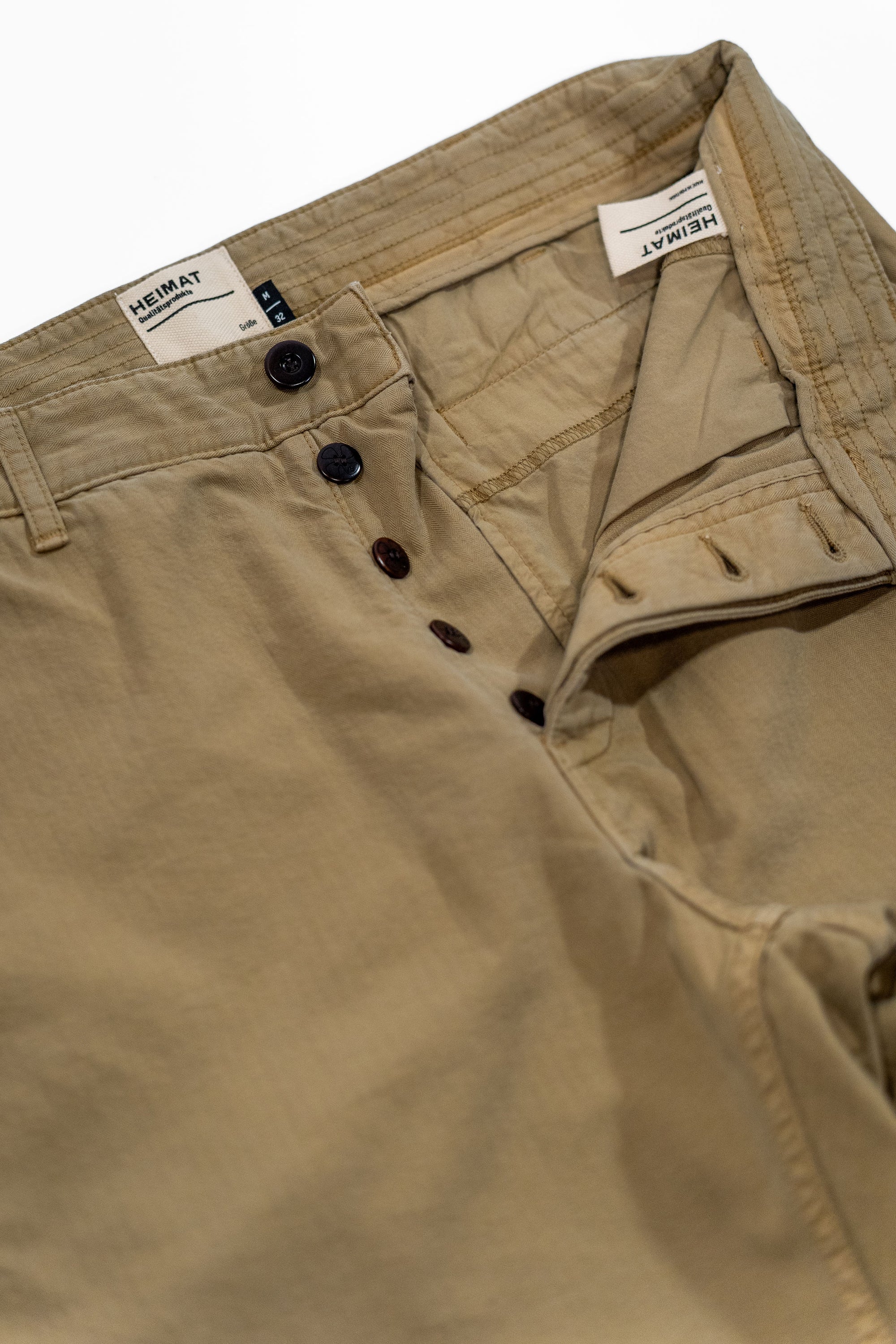 Heimat Textil Journey Pant Jet Pocket - Herringbone Desert