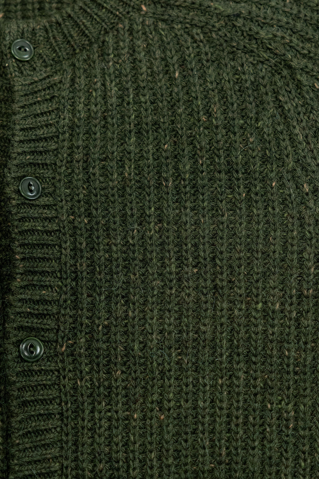 3sixteen Fisherman Cardigan - Hunter Green