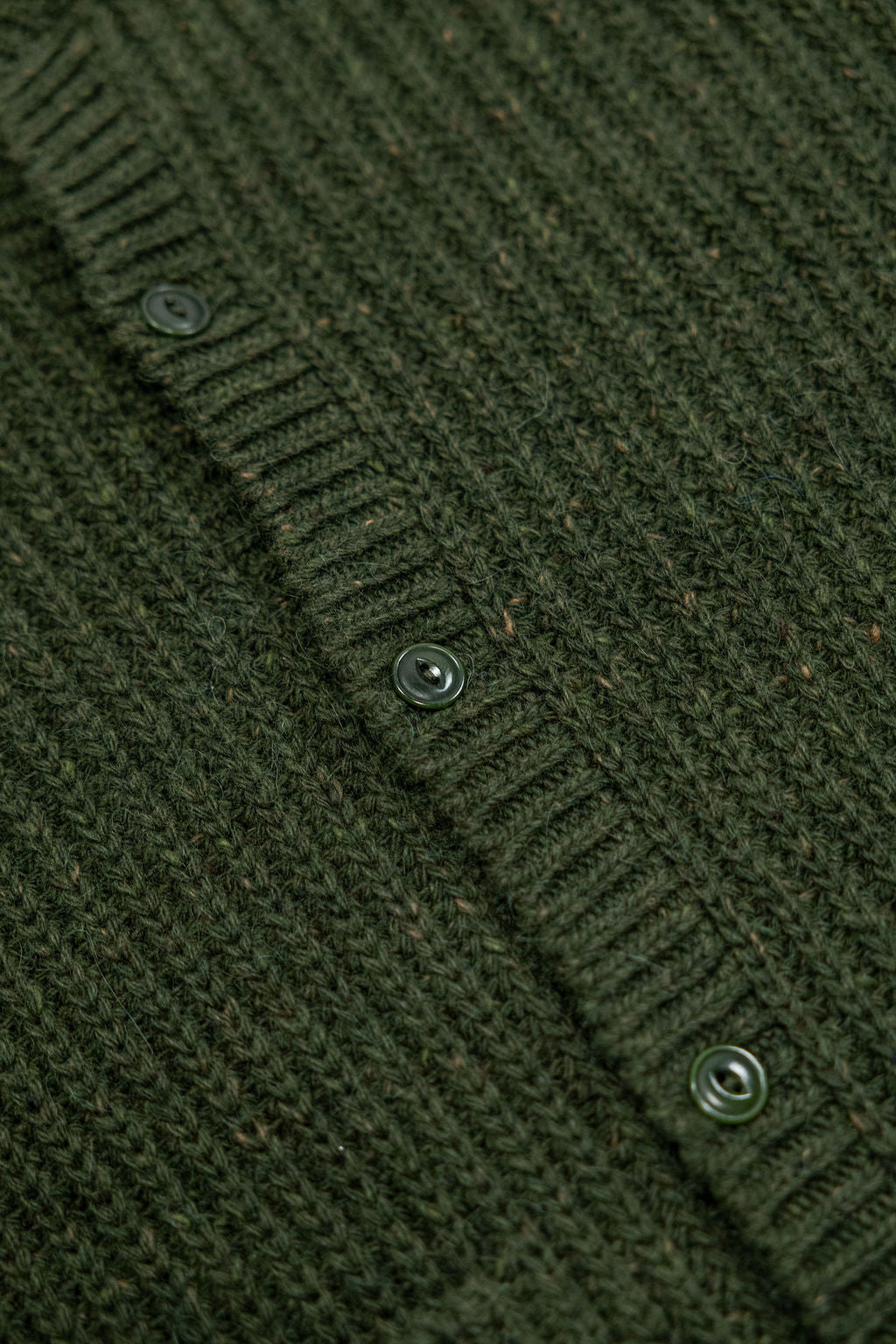 3sixteen Fisherman Cardigan - Hunter Green