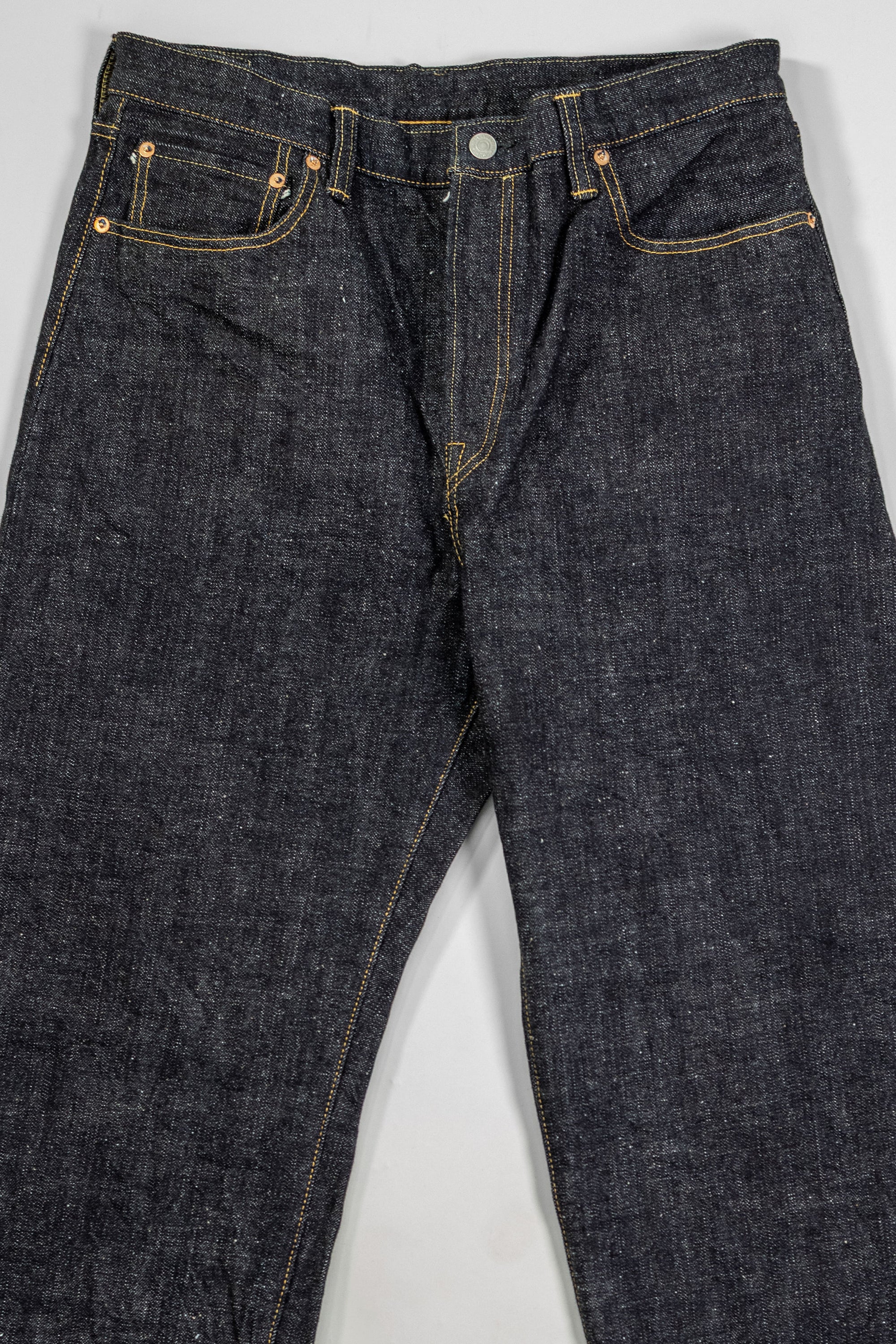 Omoto Denim 0811 15.5oz Nep Denim Loose Fit - Indigo One-Washed