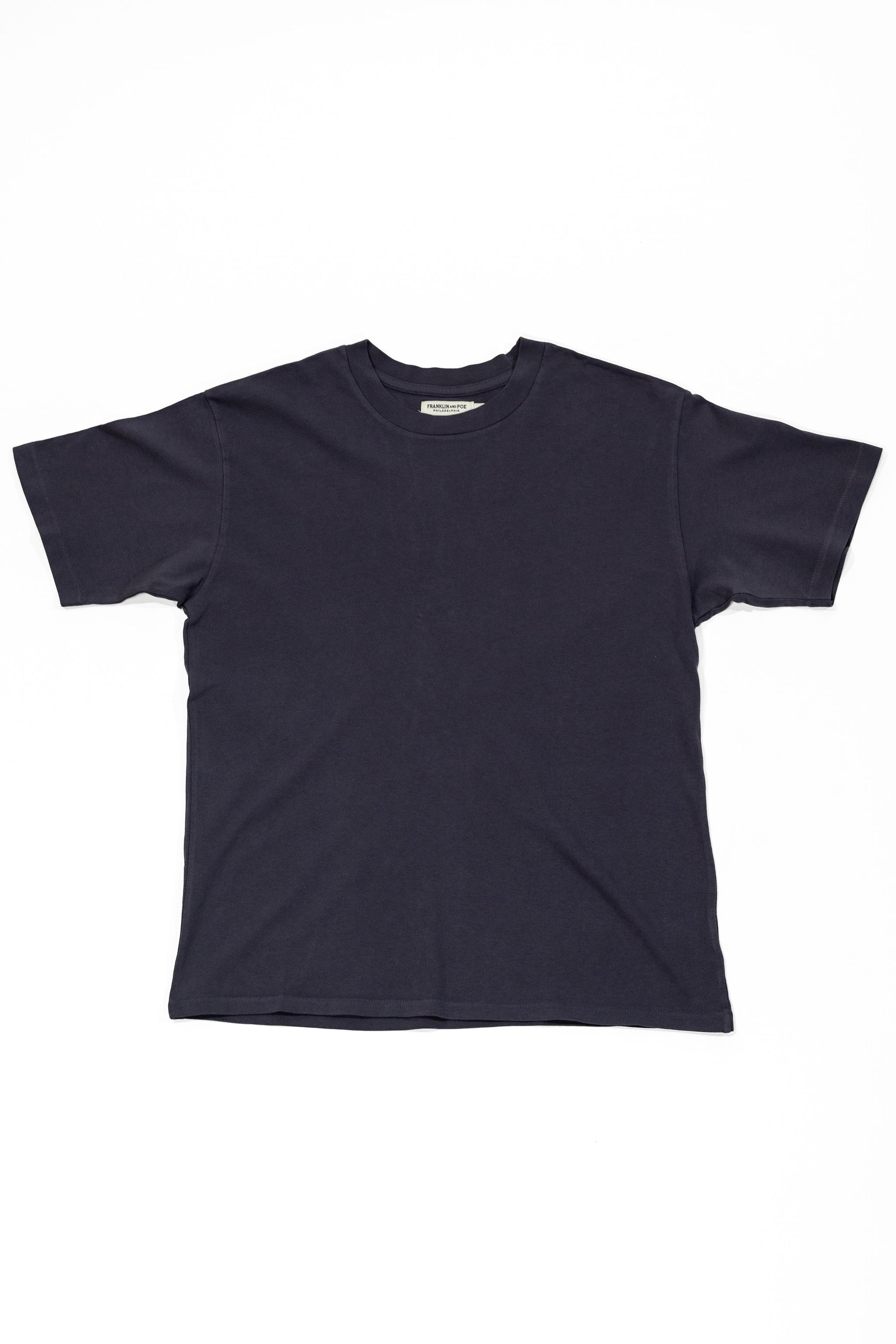 Franklin & Poe Vintage Tee - Charcoal Blue