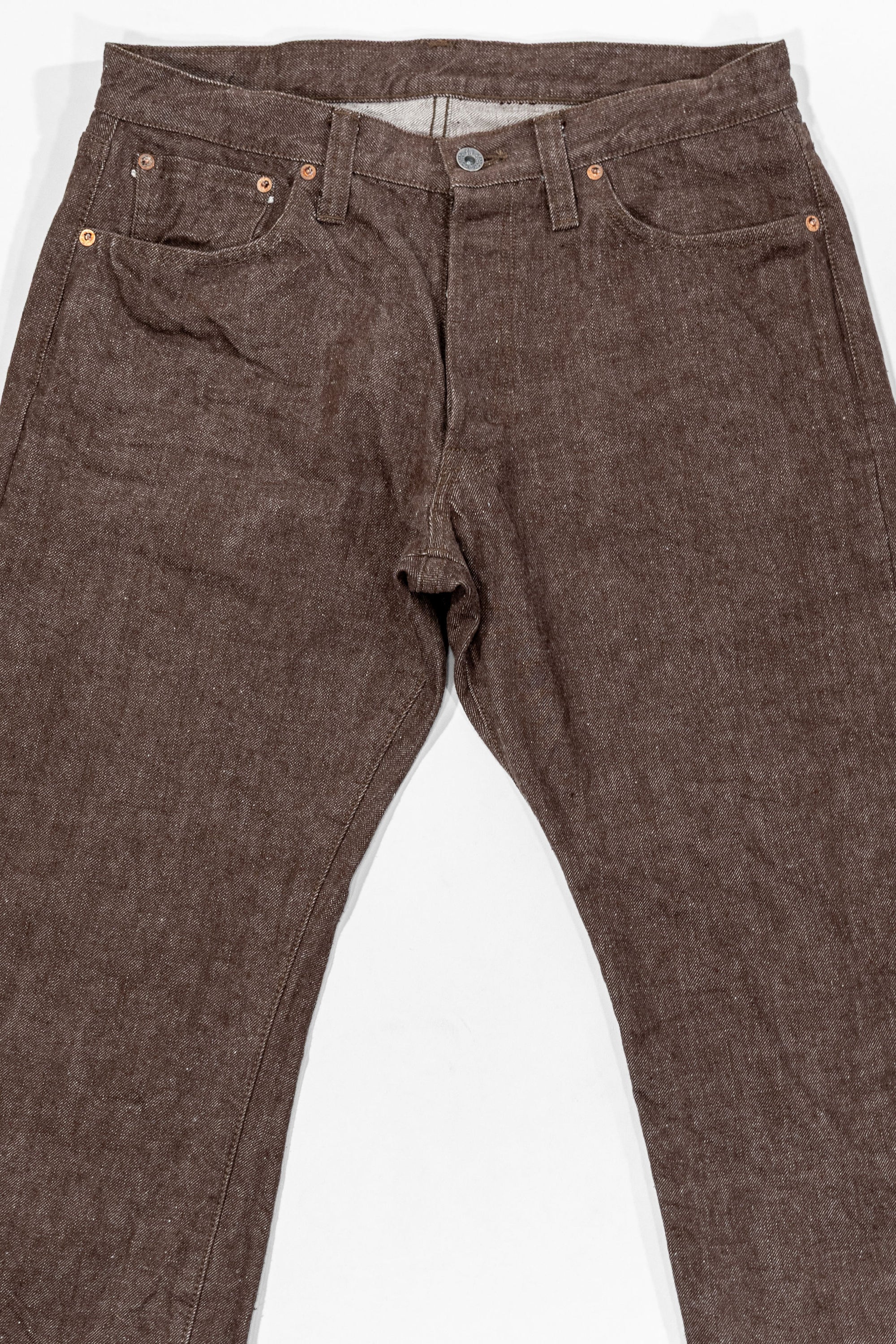 Samurai S0150BRX Regular Straight - 15oz Kanoko Brown Denim