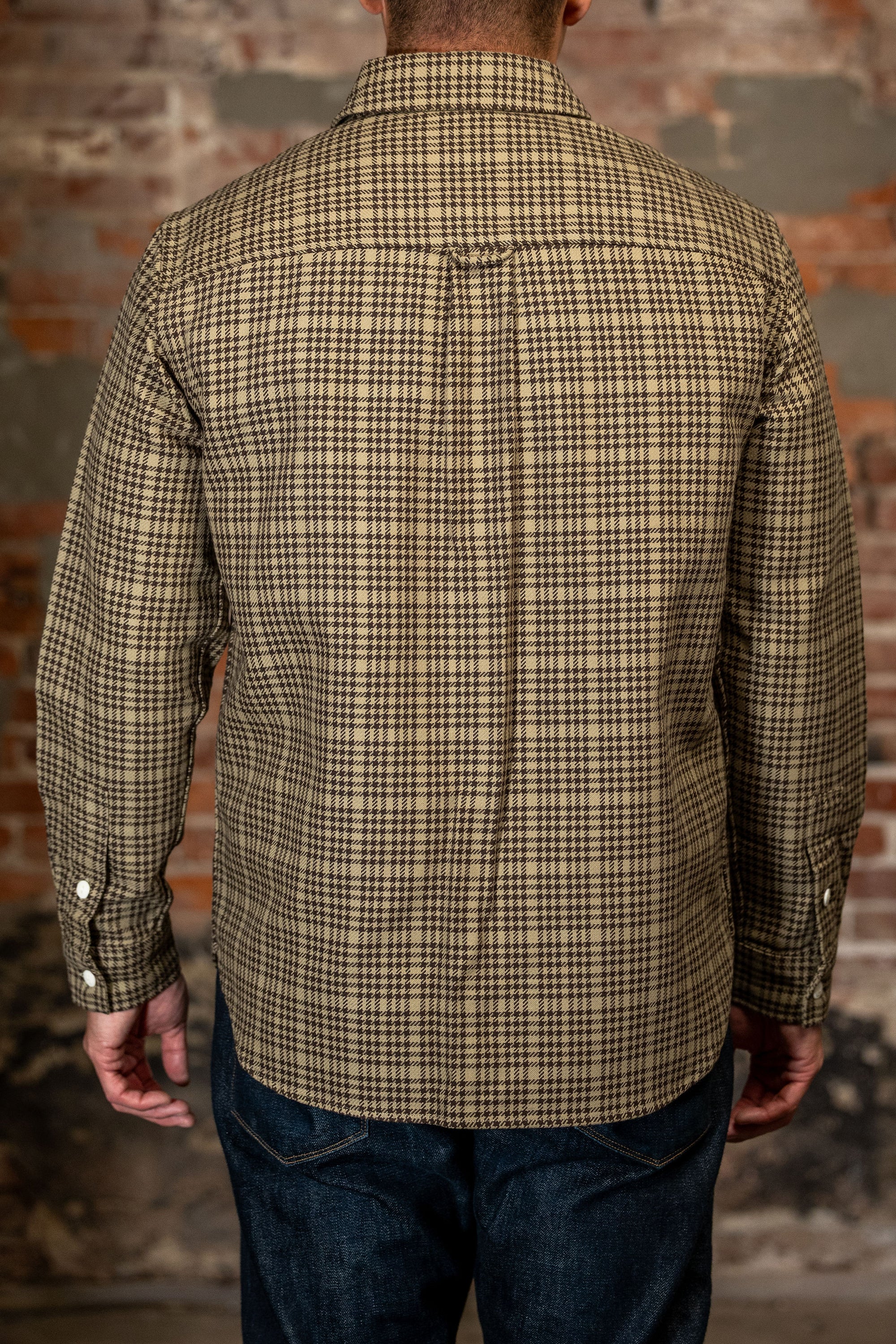 Knickerbocker Brother Flannel - Mint & Brown Plaid