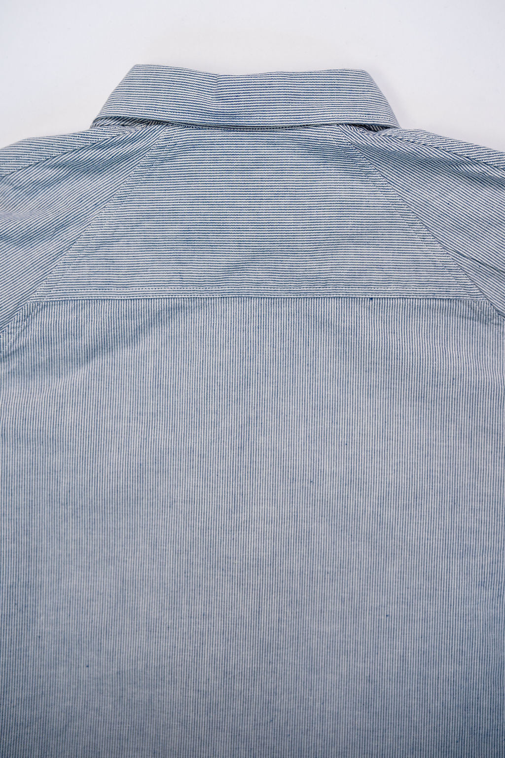 Heimat Textil Work Shirt - Ink/Seashell Pinstripe