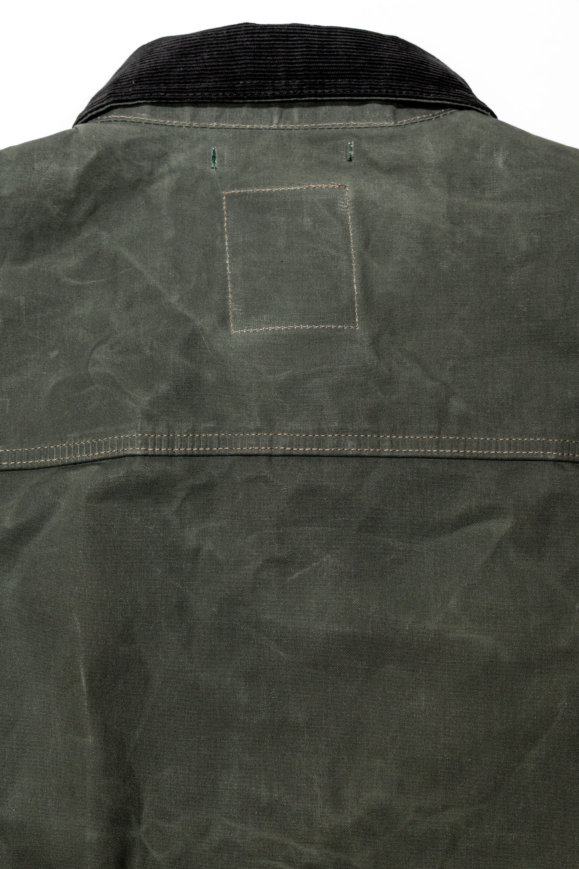 Indigofera Fargo Quarter STPF - Greyish Green Coated Canvas