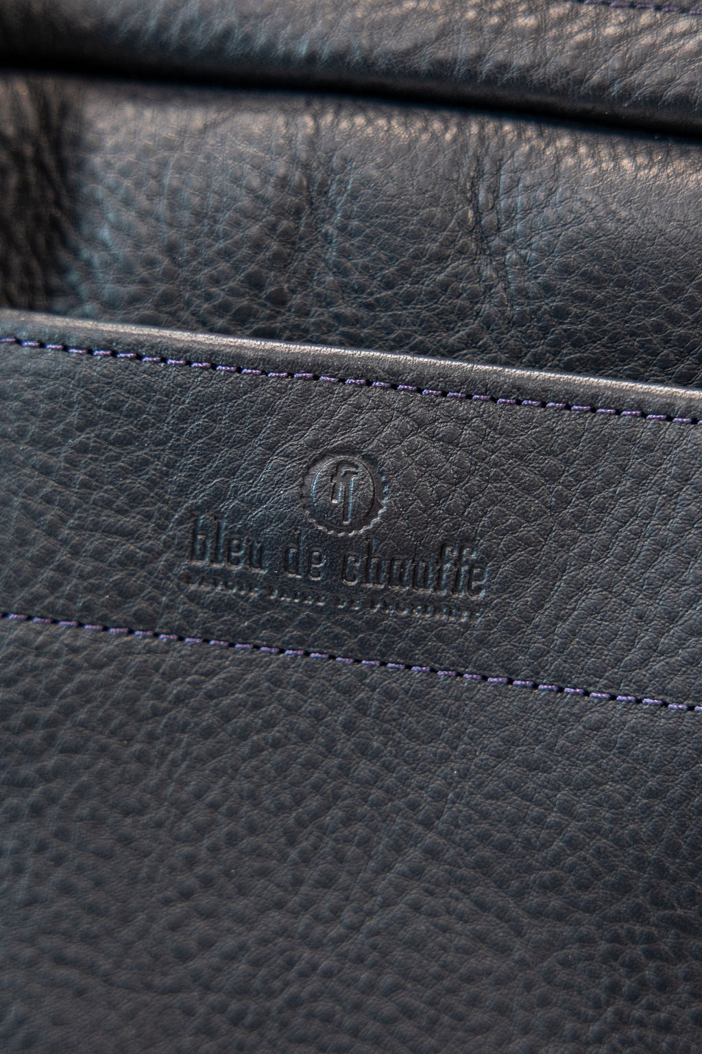 Bleu de Chauffe Folder Business Bag - Navy
