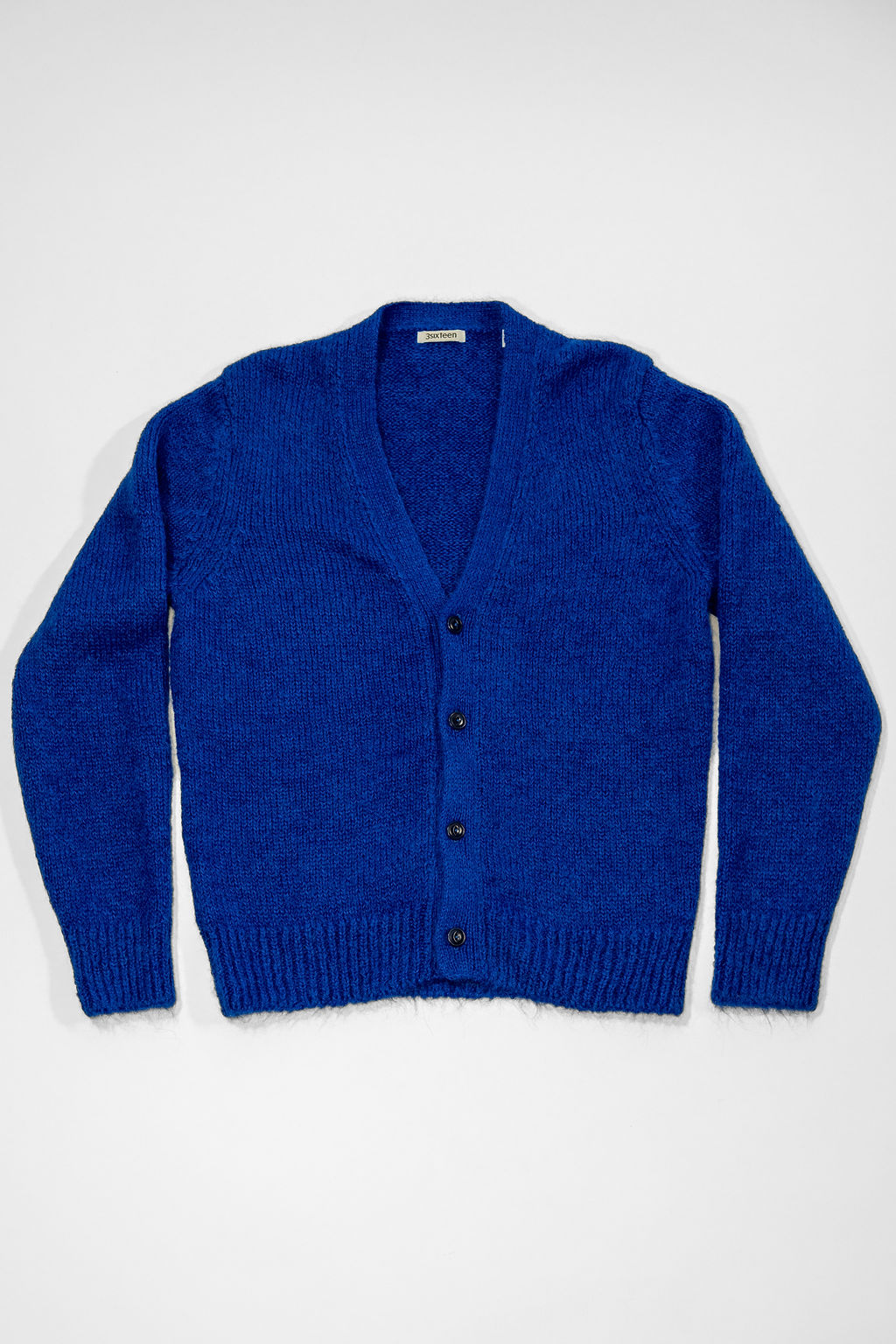 3sixteen Classic Cardigan - Colbalt Alpaca