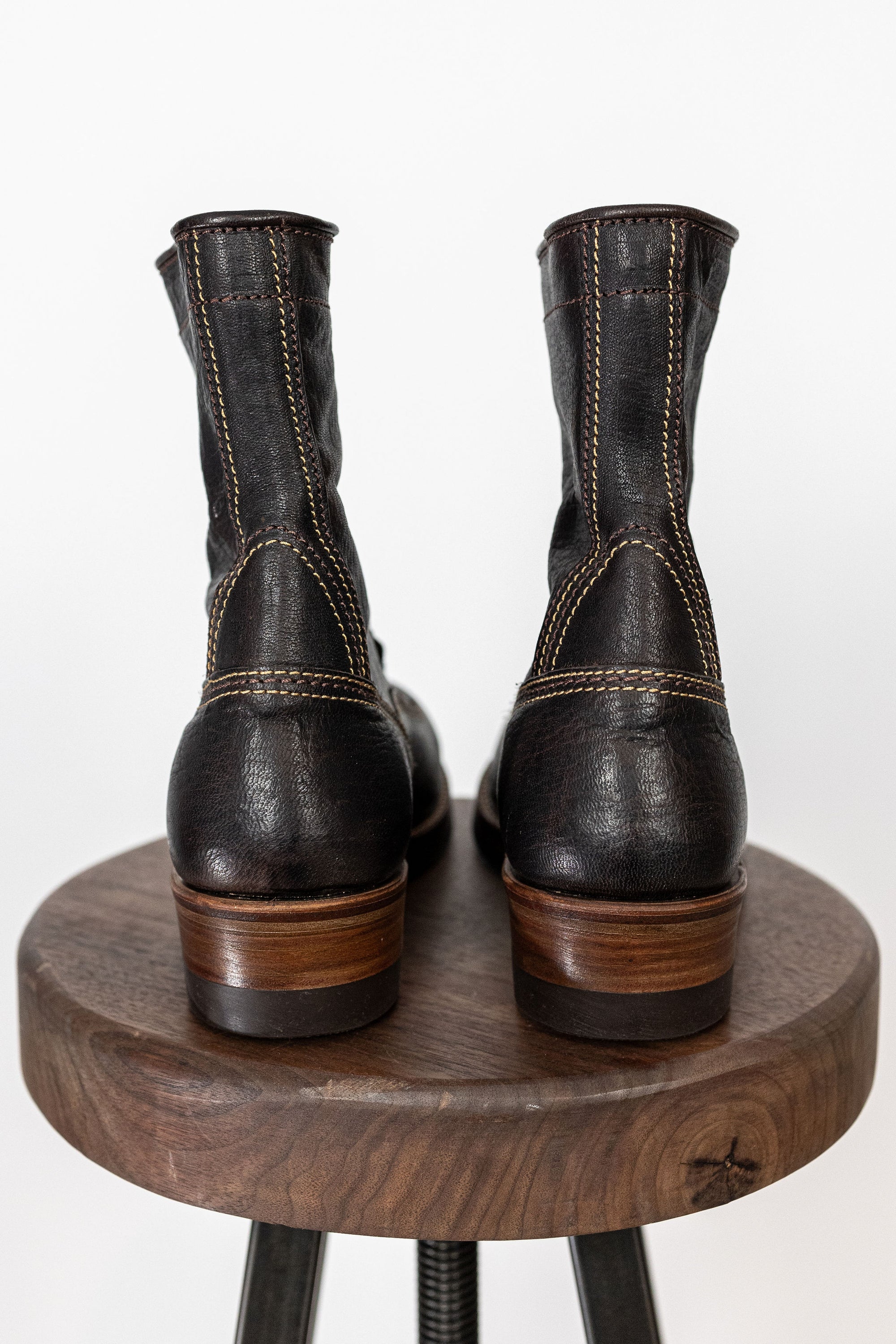 (Pre-Order SS26) John Lofgren Donkey Puncher Boots - 8" Ezo Shika Deerskin