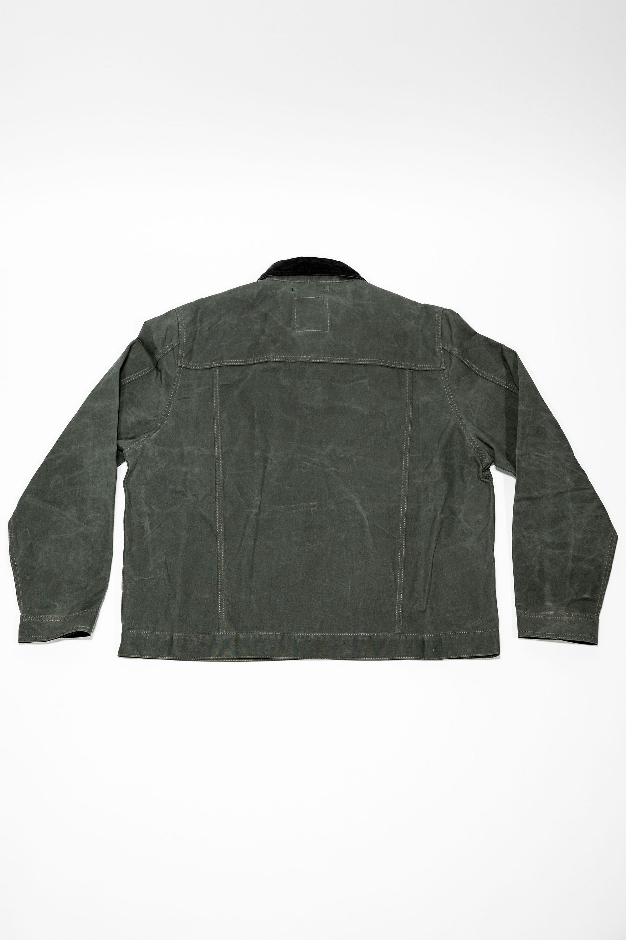 Indigofera Fargo Quarter STPF - Greyish Green Coated Canvas