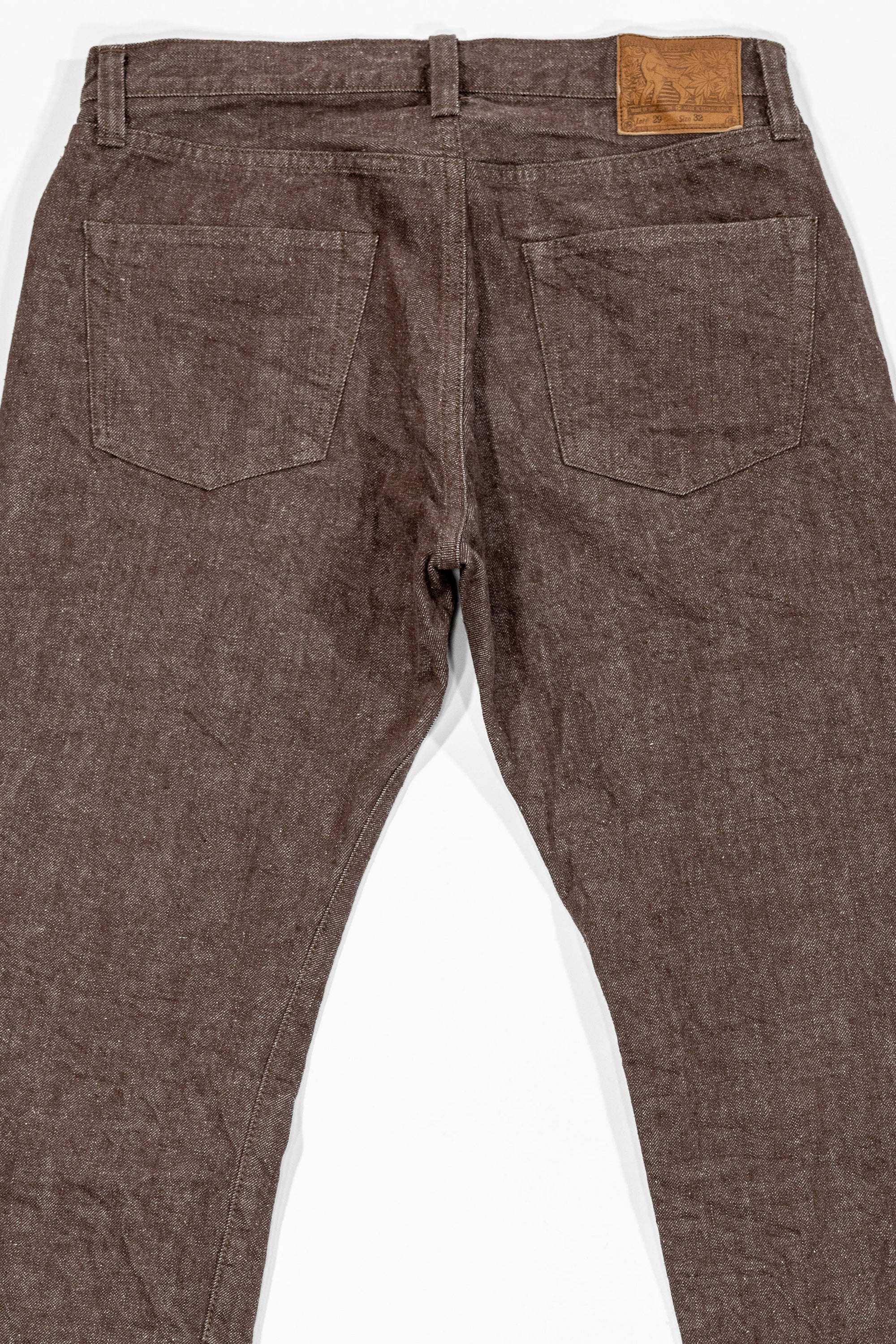 Samurai S0150BRX Regular Straight - 15oz Kanoko Brown Denim