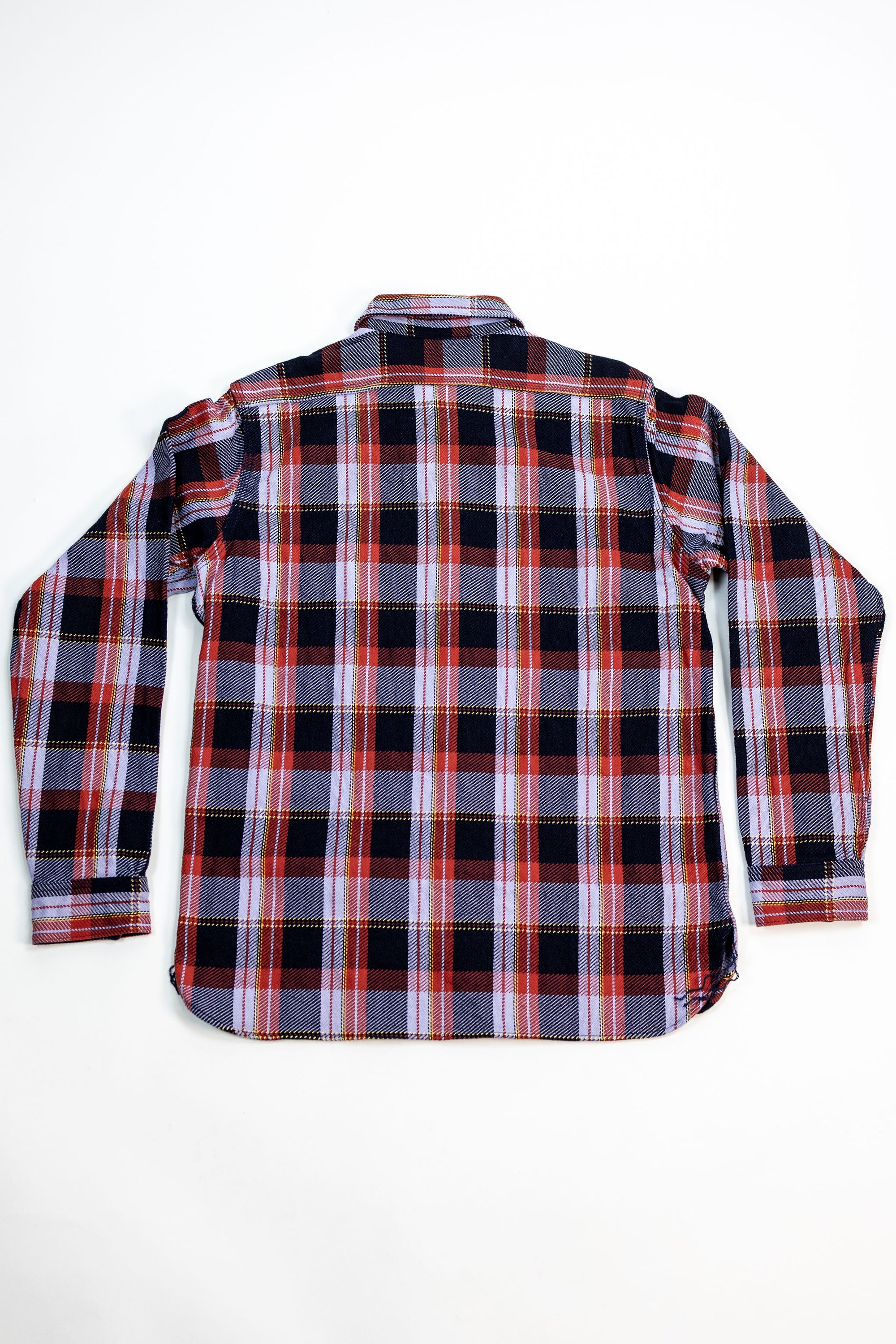 Samurai SIN25-01W Heavy Indigo Flannel - Purple