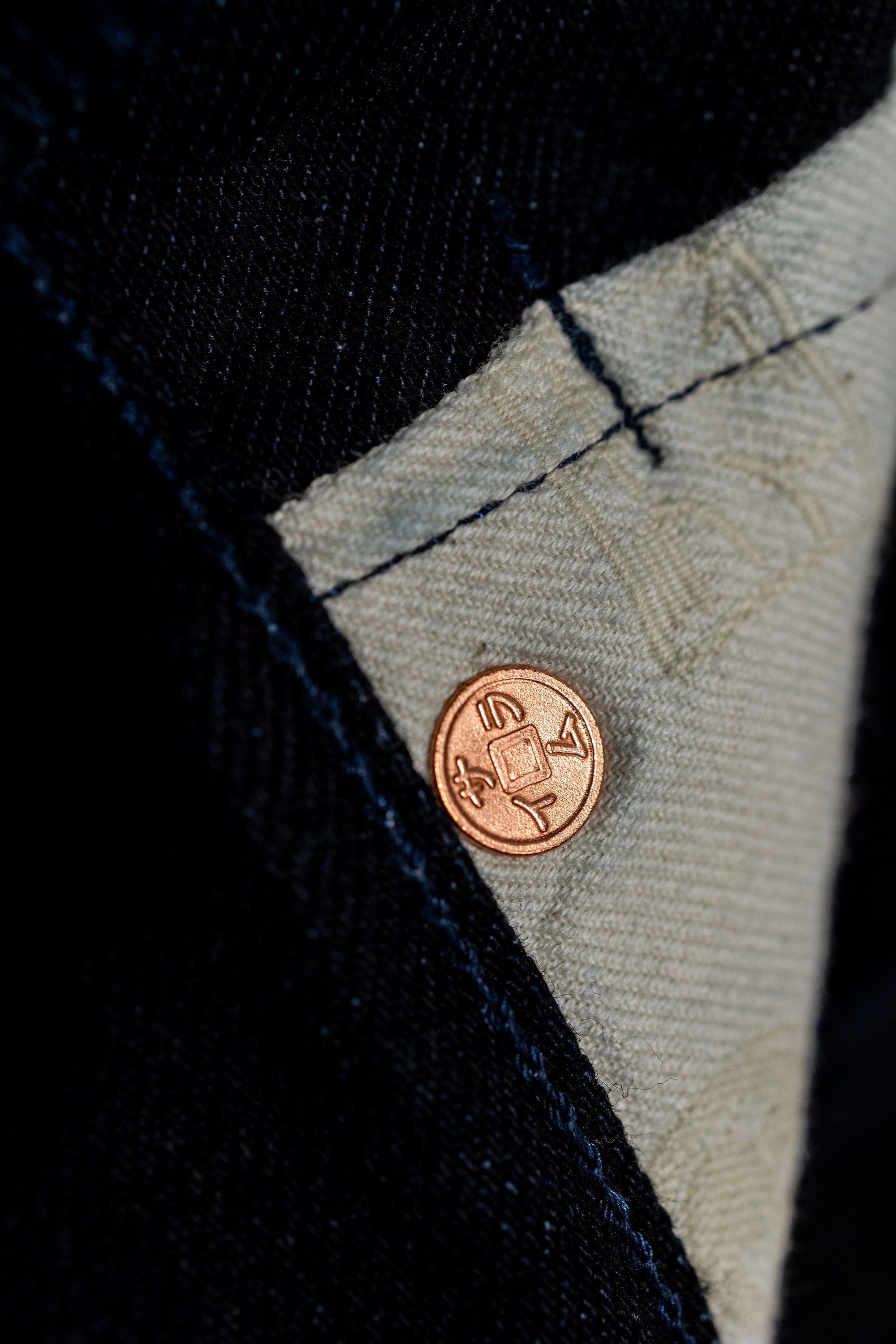 Samurai S0510XX-BOB Aoki Tachikage Regular Straight - 15oz Black-on-Blue Denim