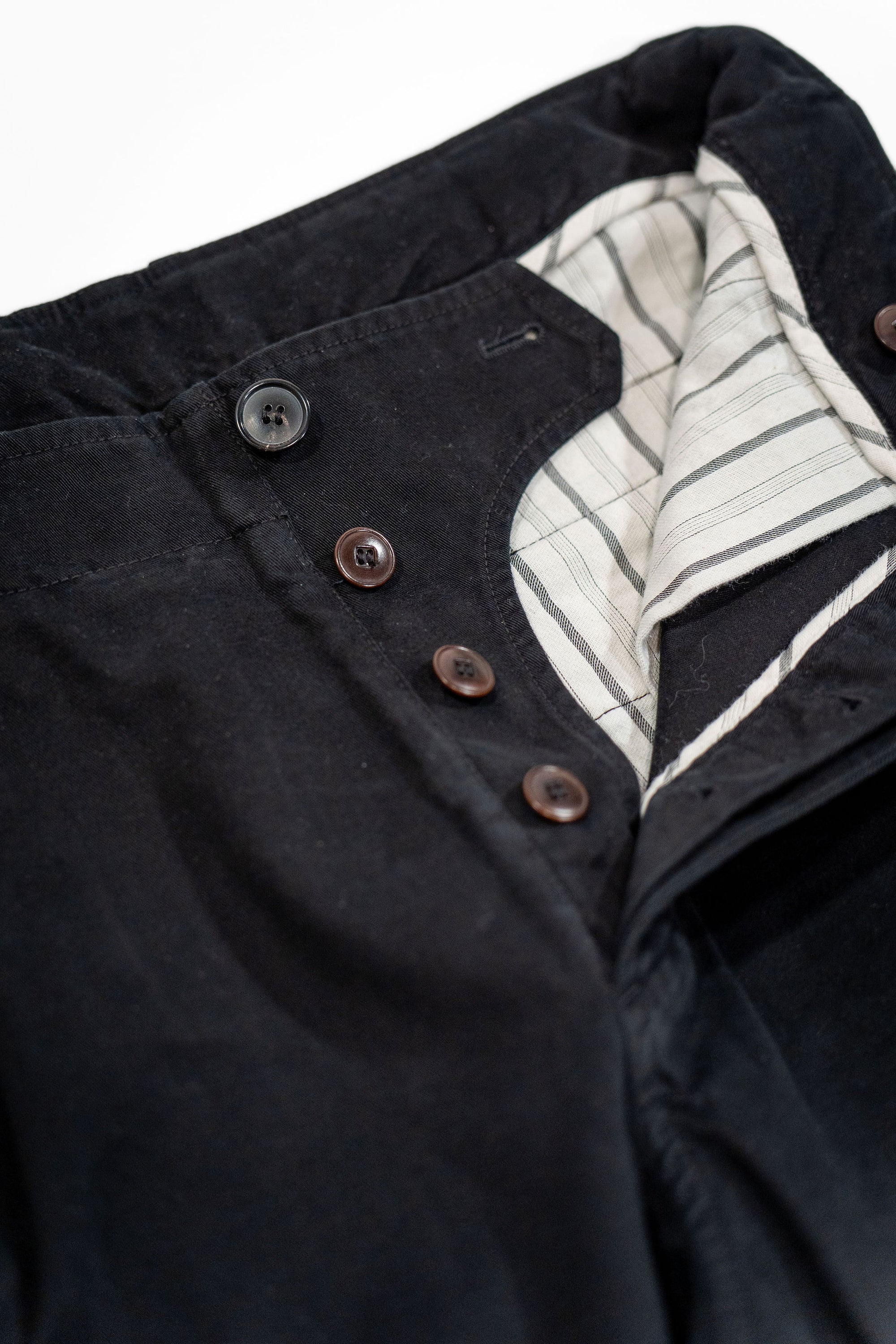 Hansen Garments Bobby Wide Pleated Trousers - Black