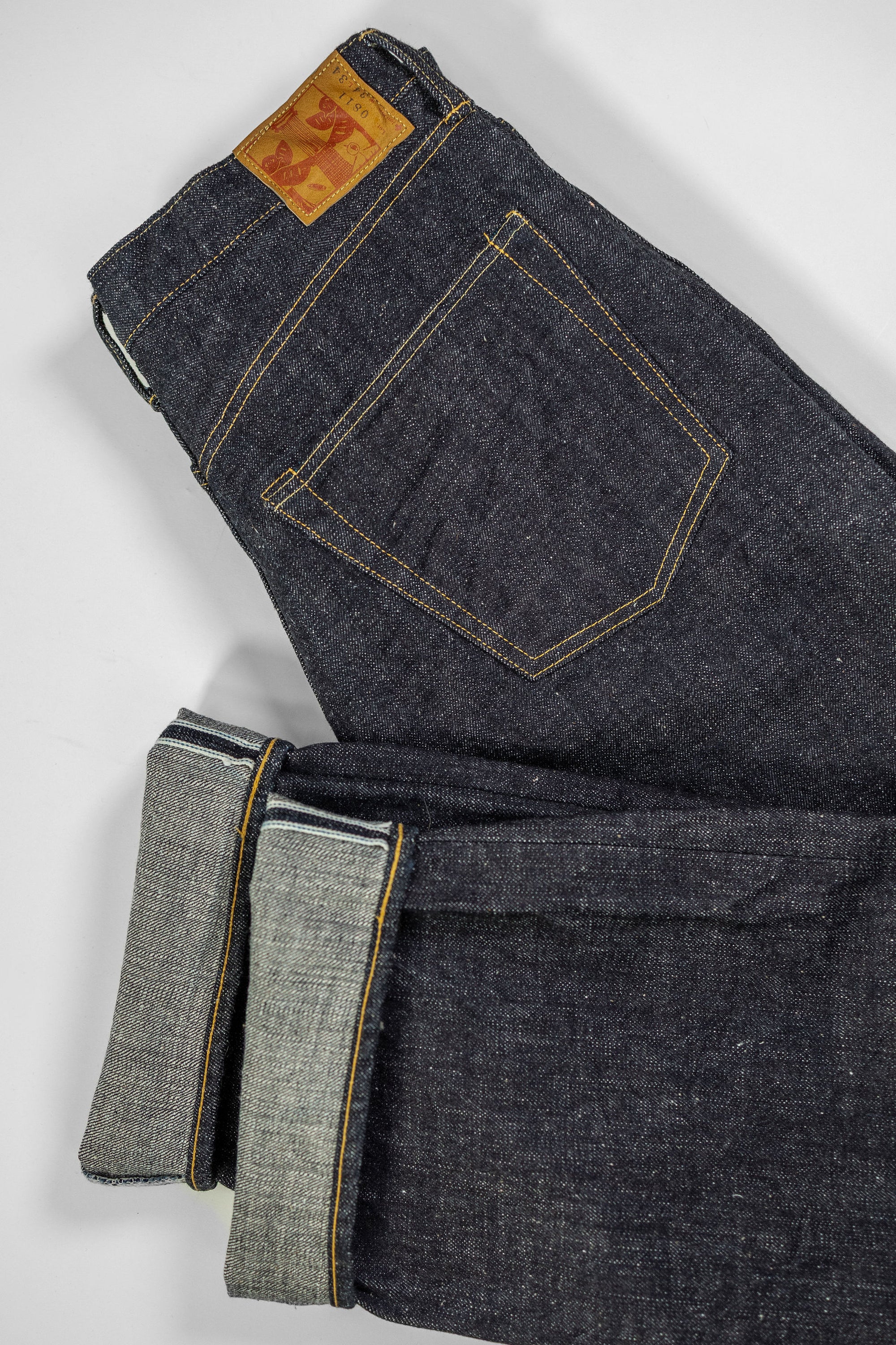 Omoto Denim 0811 15.5oz Nep Denim Loose Fit - Indigo One-Washed