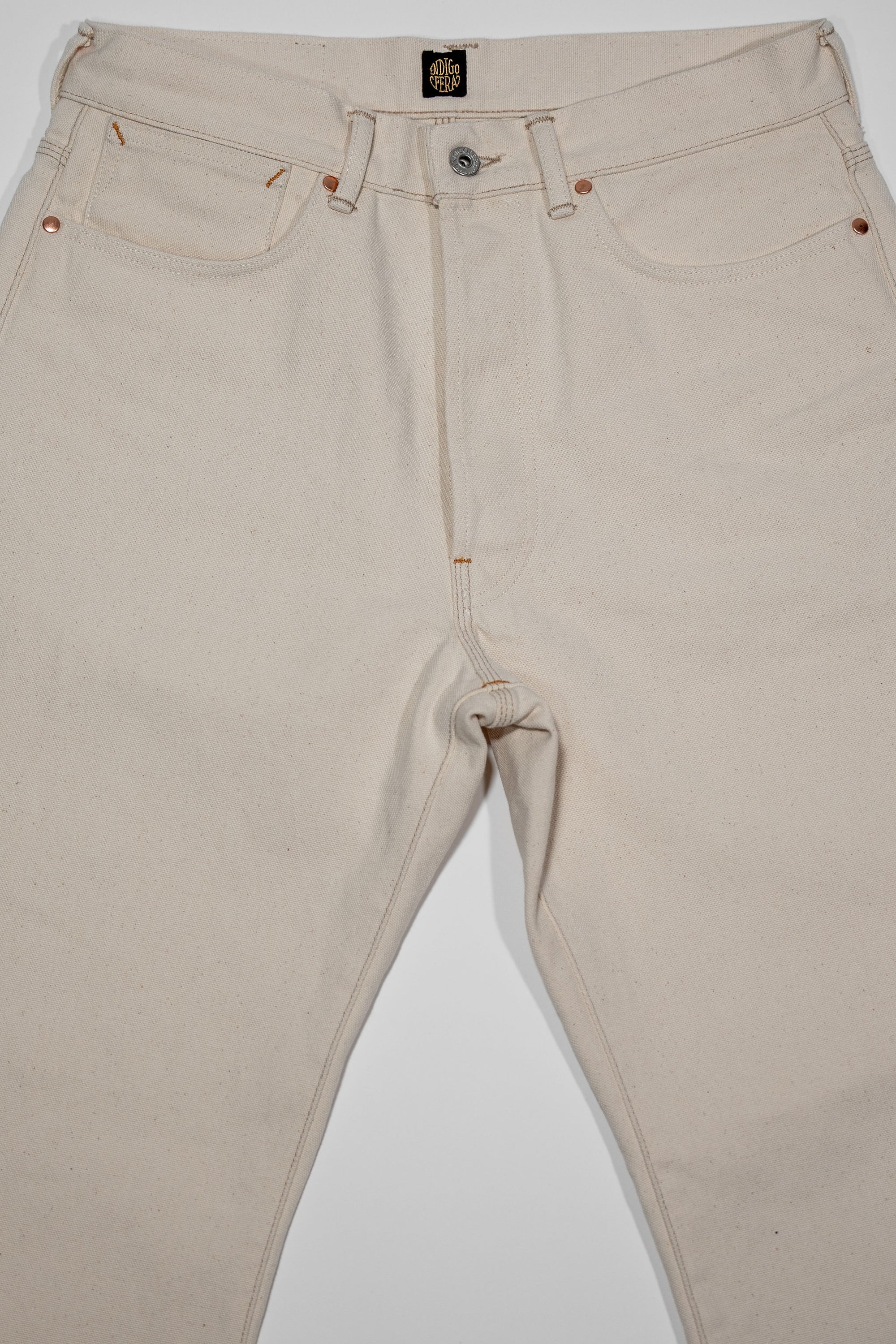 Indigofera Duke - 13oz Smithson Canvas Ecru