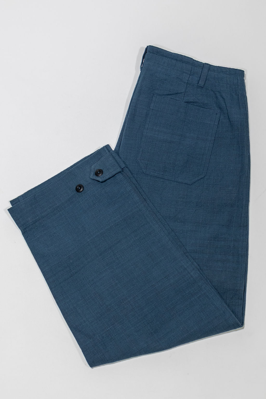 Indi + Ash Raka Pant - Power Loom Ripstop Midnight Teal