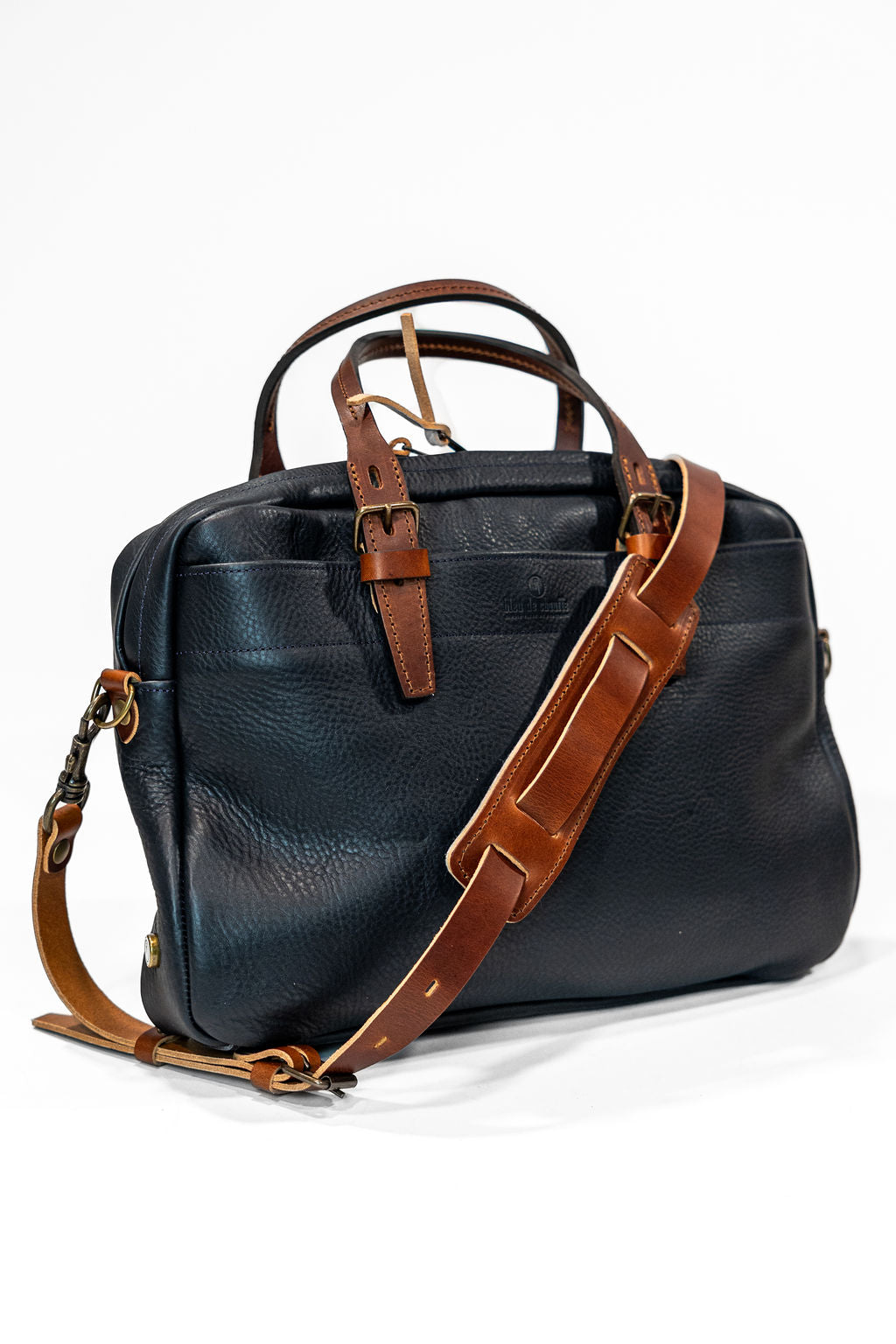 Bleu de Chauffe Folder Business Bag - Navy