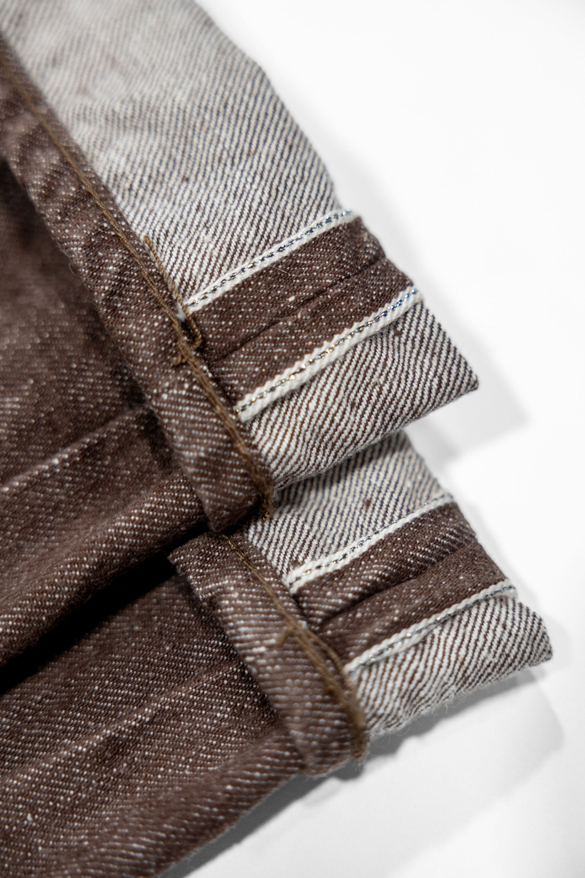 Samurai S0150BRX Regular Straight - 15oz Kanoko Brown Denim