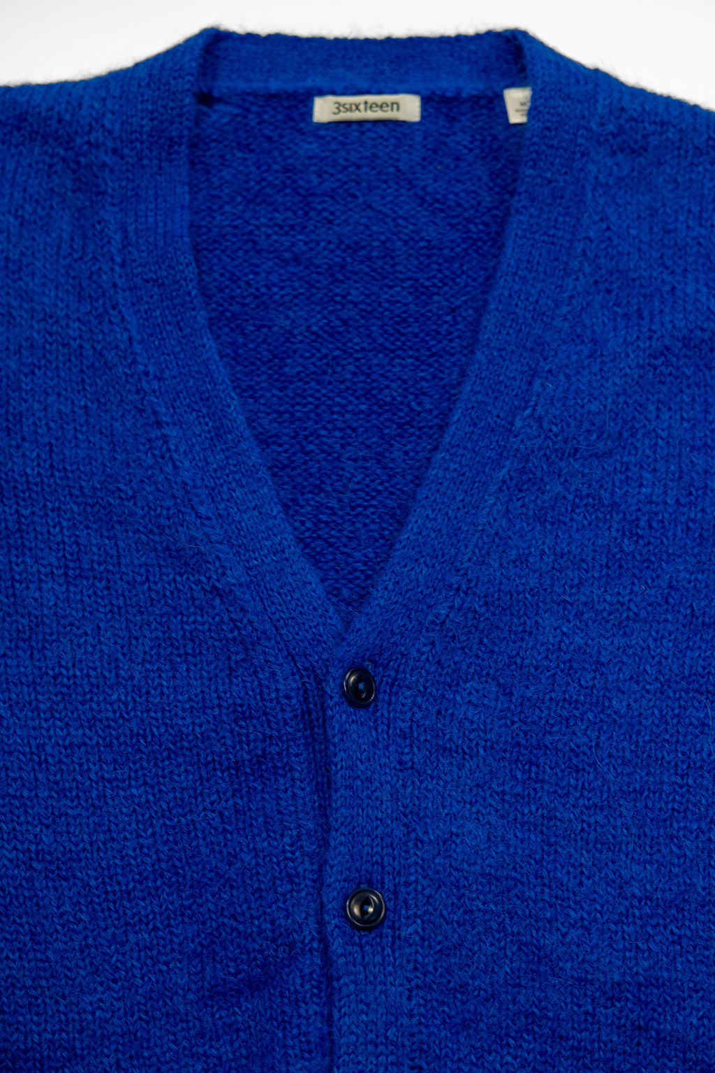3sixteen Classic Cardigan - Colbalt Alpaca