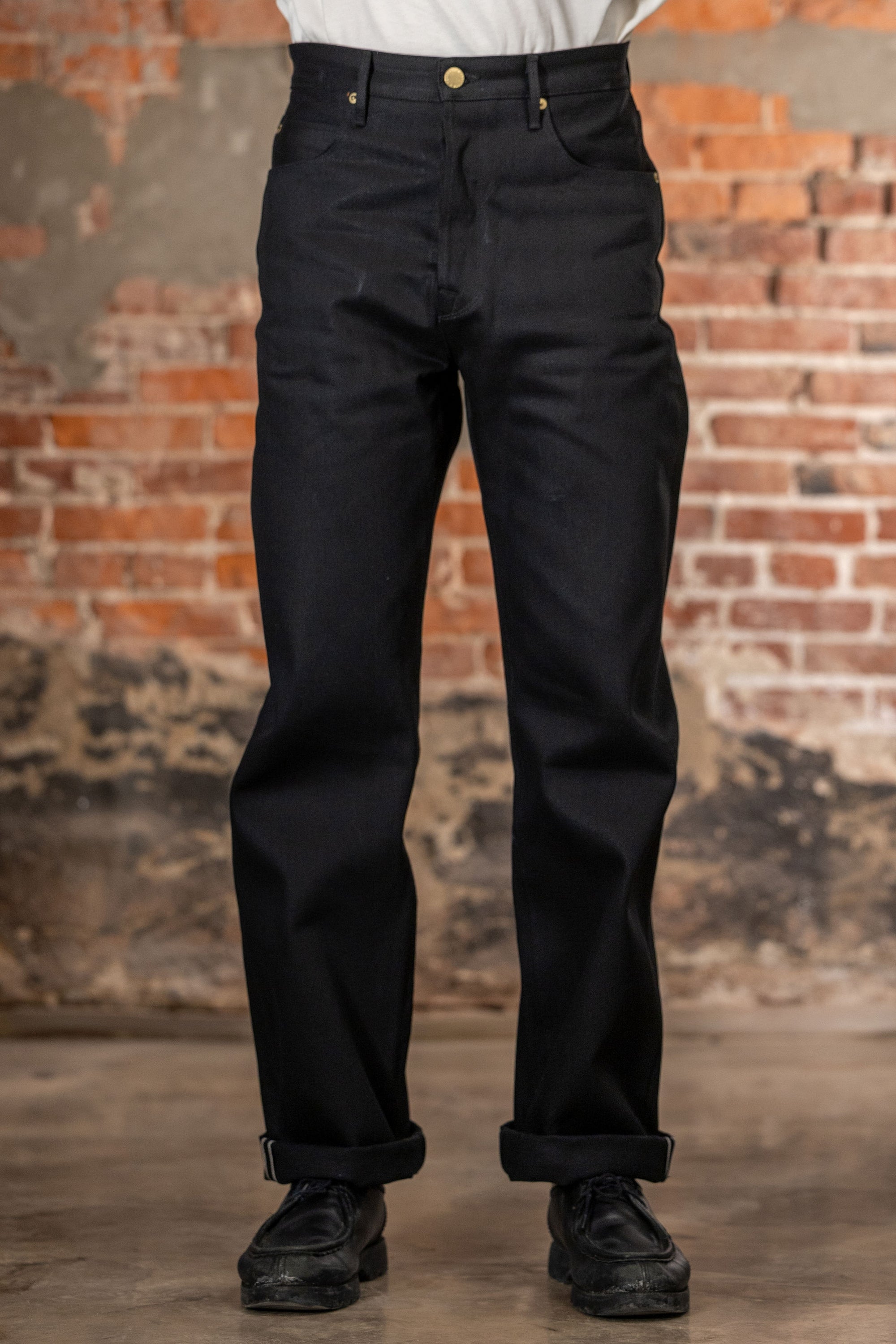 Freenote Cloth Modesto - 15.75oz Aces High Black Denim