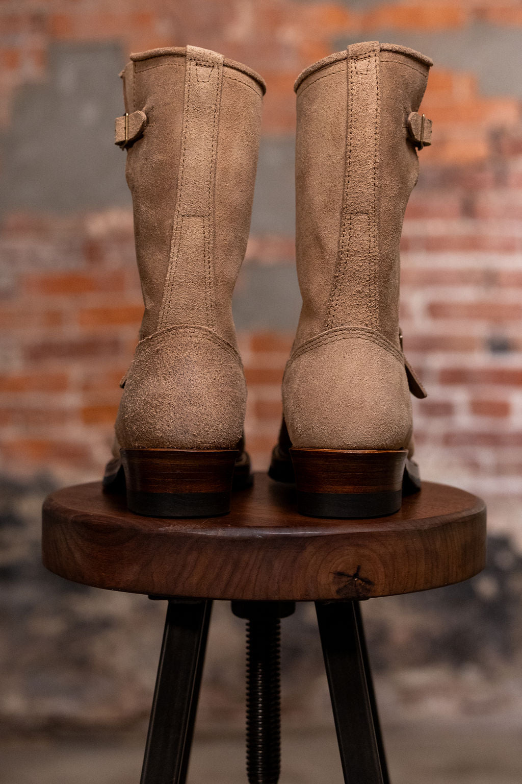 John Lofgren Wabash Engineer Boots - Horween CXL Roughout