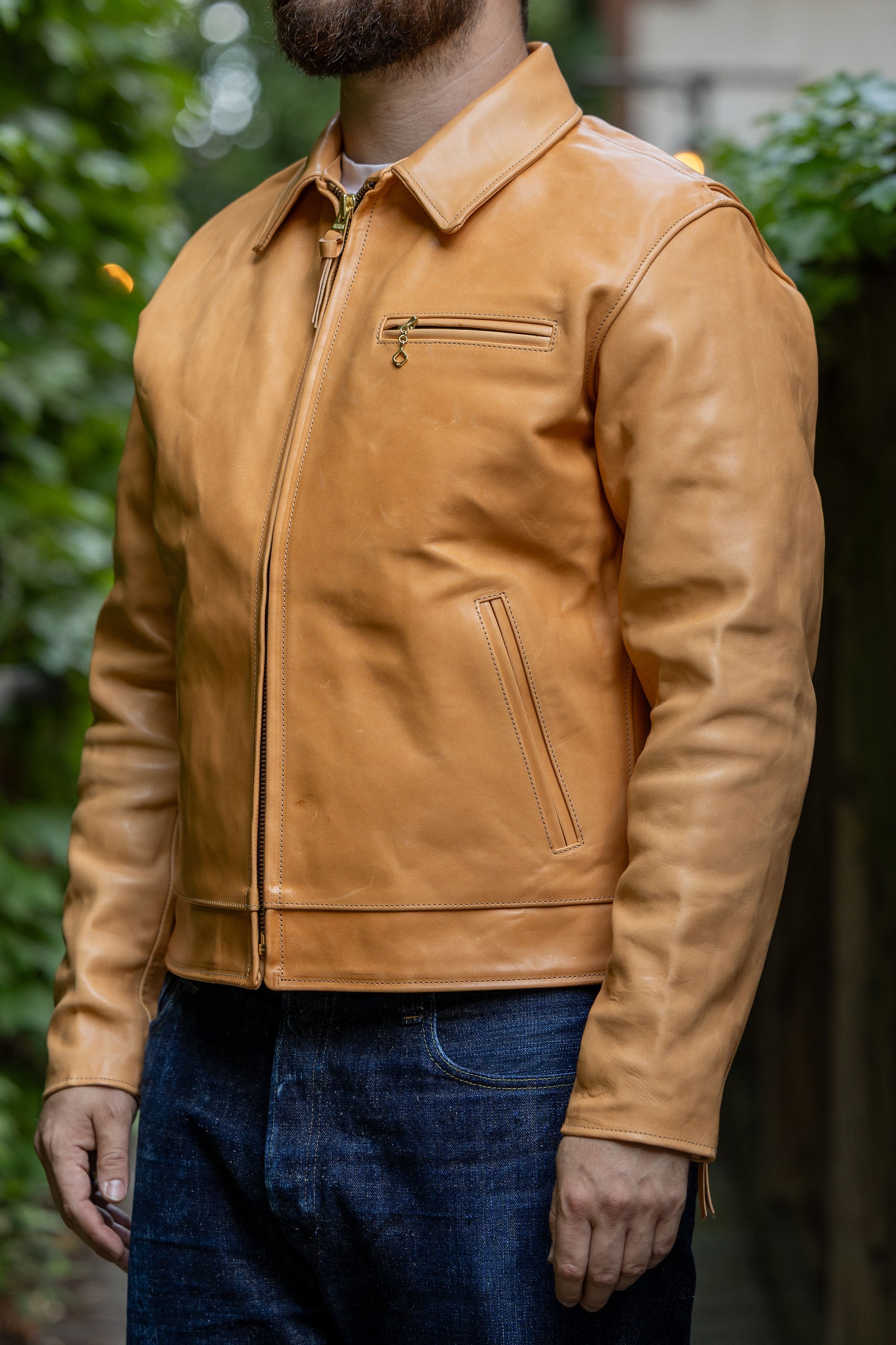Simmons Bilt x Franklin & Poe Citywide - Natural Horsehide