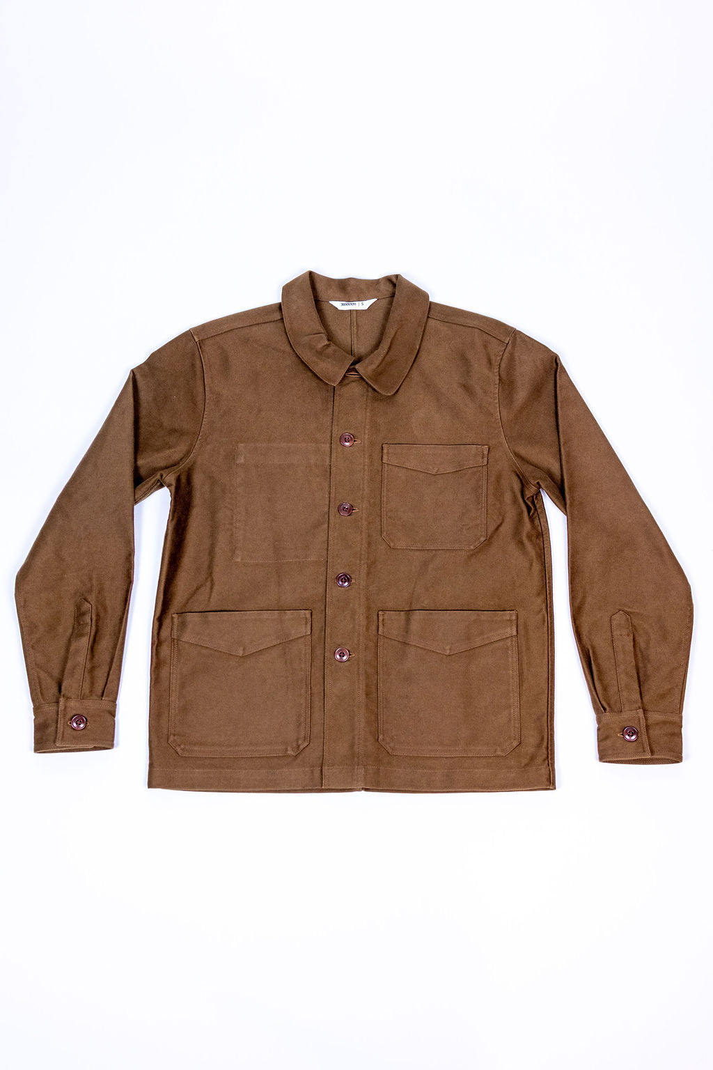 3sixteen French Work Jacket - Brown Moleskin