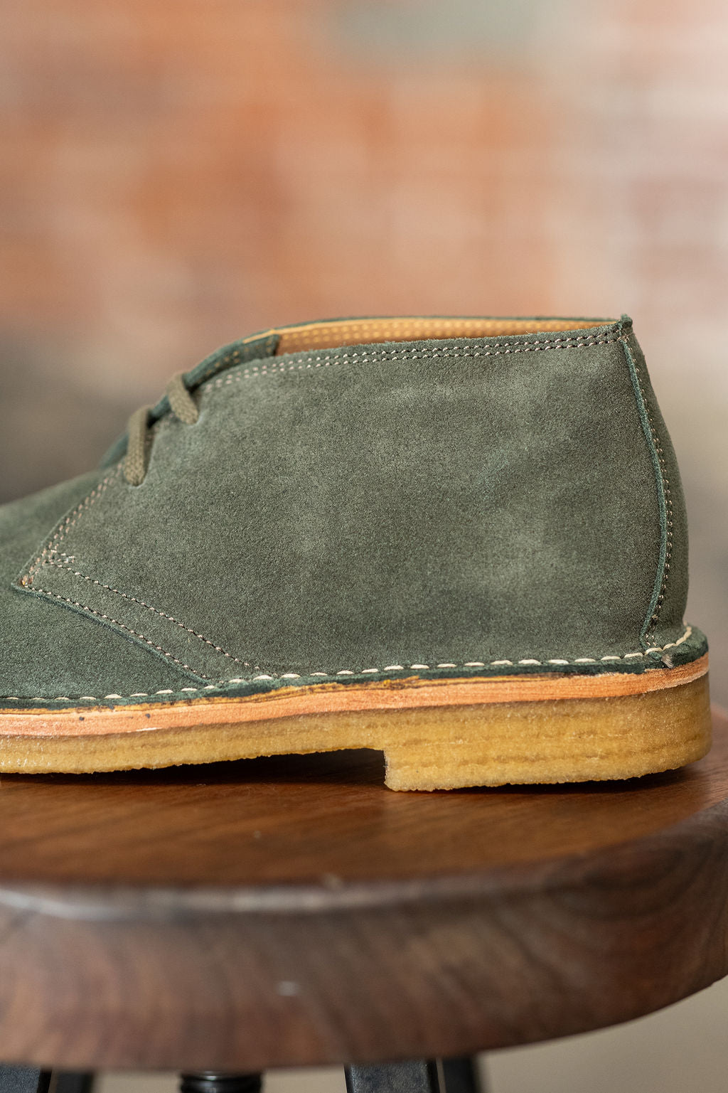 John Lofgren Military Desert Boot - Japanese Suede Olive