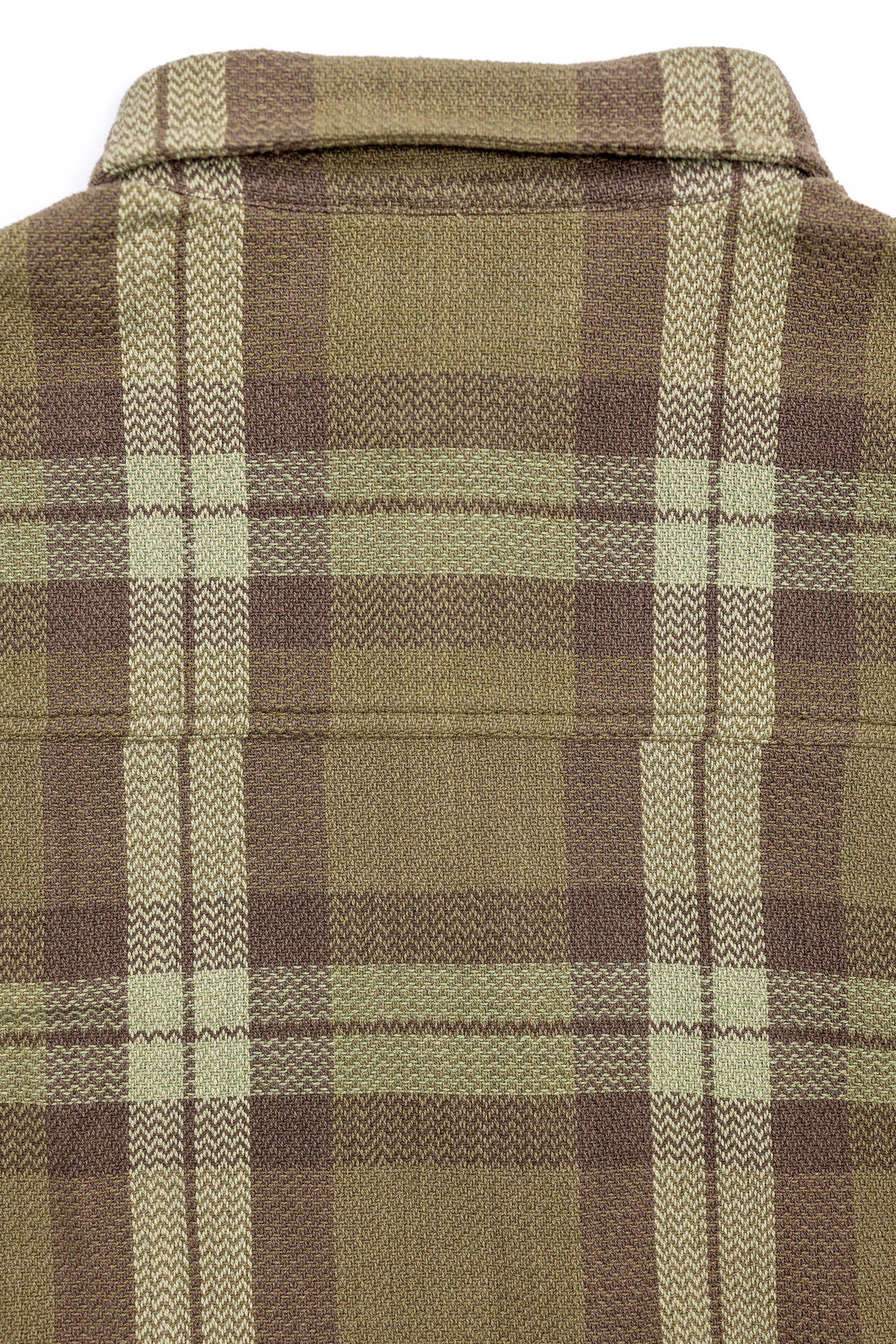 Indi + Ash Ames Workshirt - Forest Shadow Handwoven Plaid