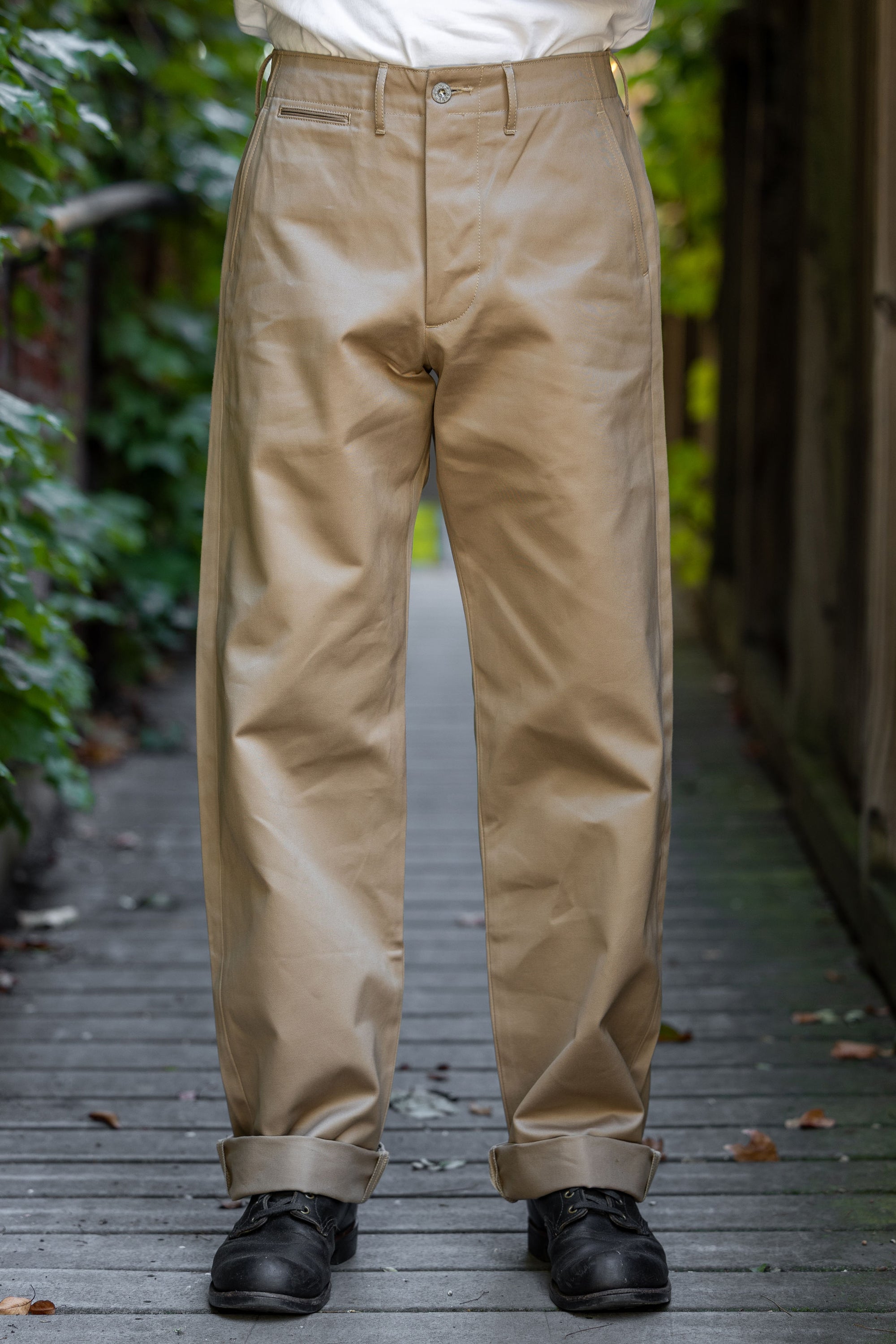 Buzz Rickson's M43035 Early Military Chinos 1945 Model (One Wash) - Beige