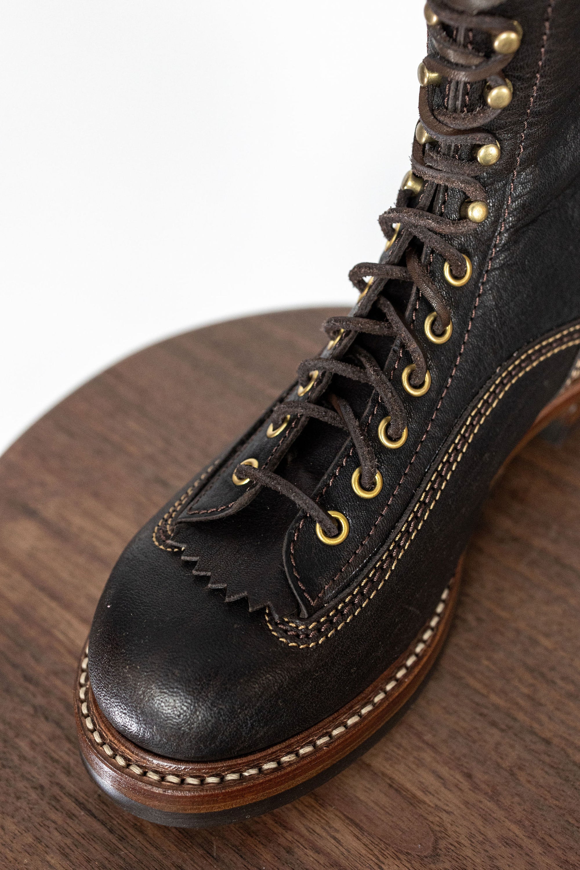 (Pre-Order SS26) John Lofgren Donkey Puncher Boots - 8" Ezo Shika Deerskin