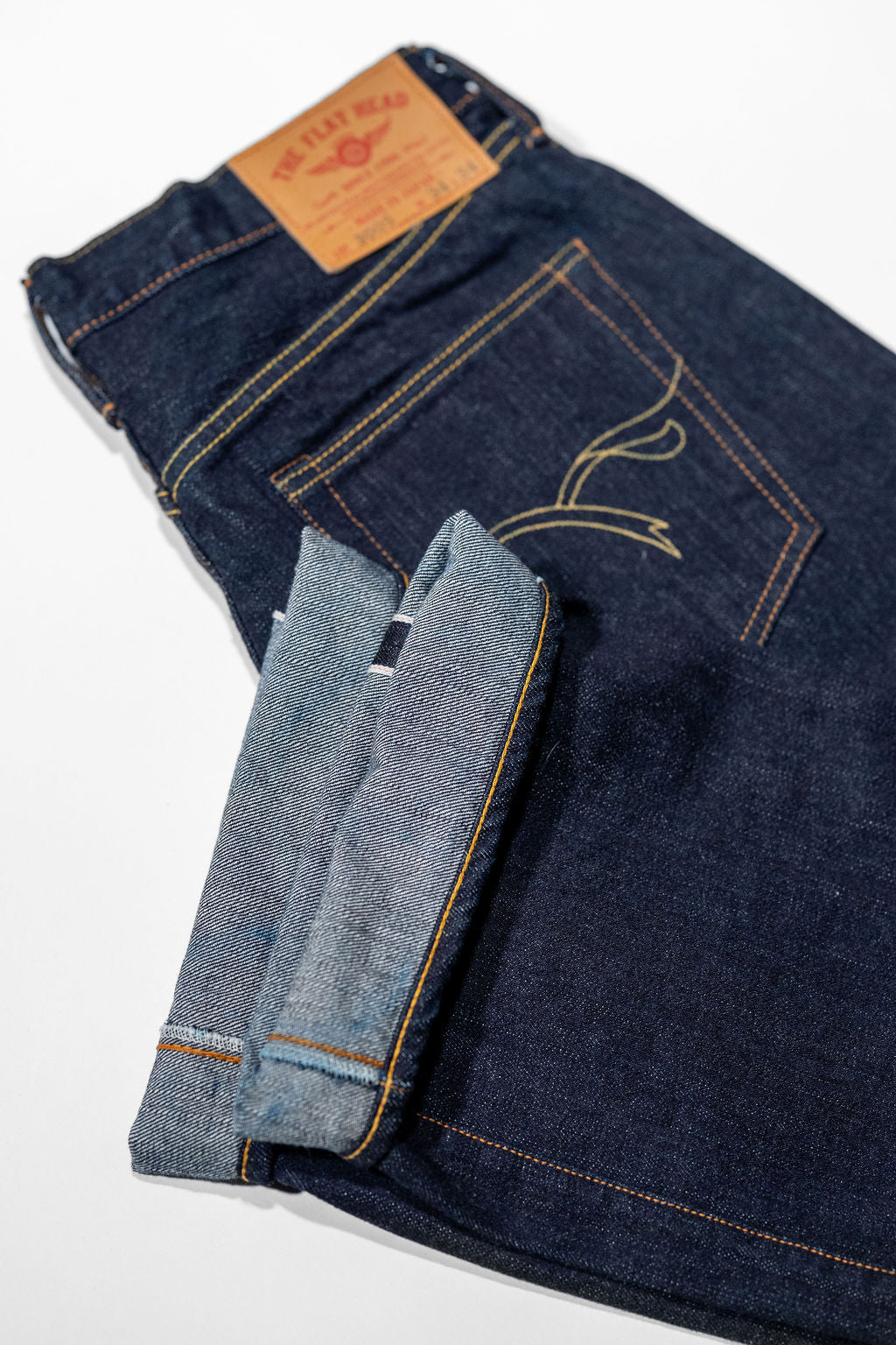 The Flat Head FN-3005 Straight - 14.5oz Selvedge Denim (One Wash)