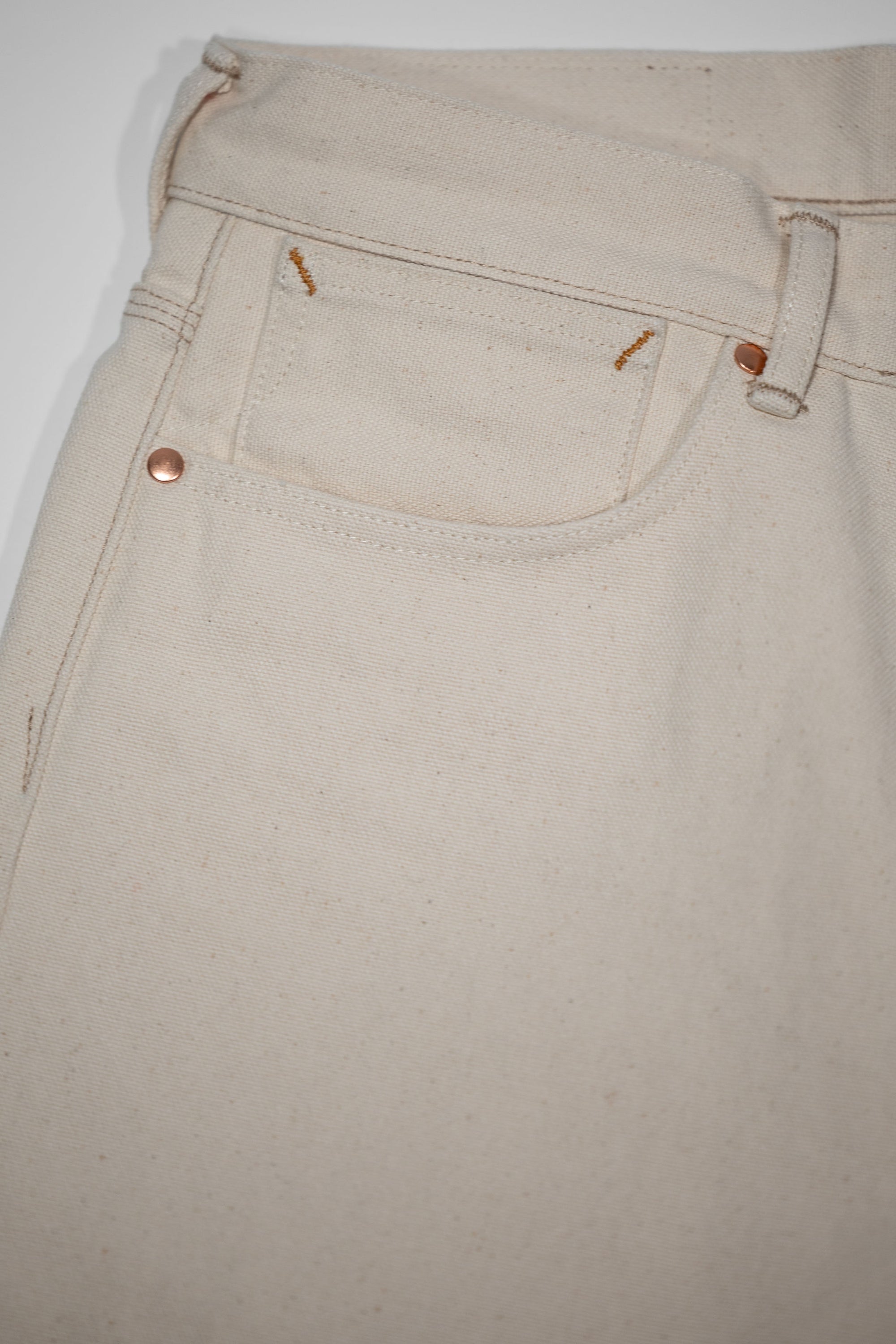 Indigofera Duke - 13oz Smithson Canvas Ecru